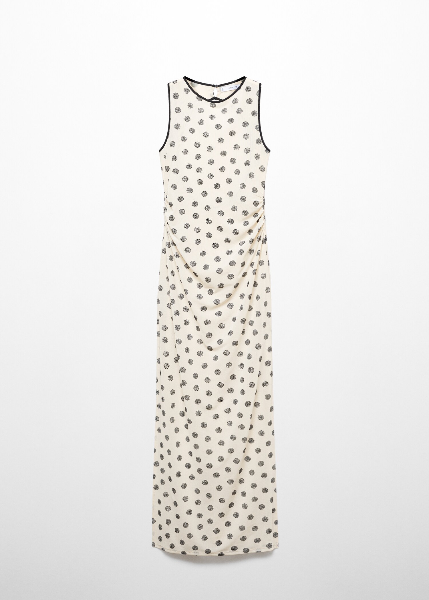 Printed dress with back opening - Article without model