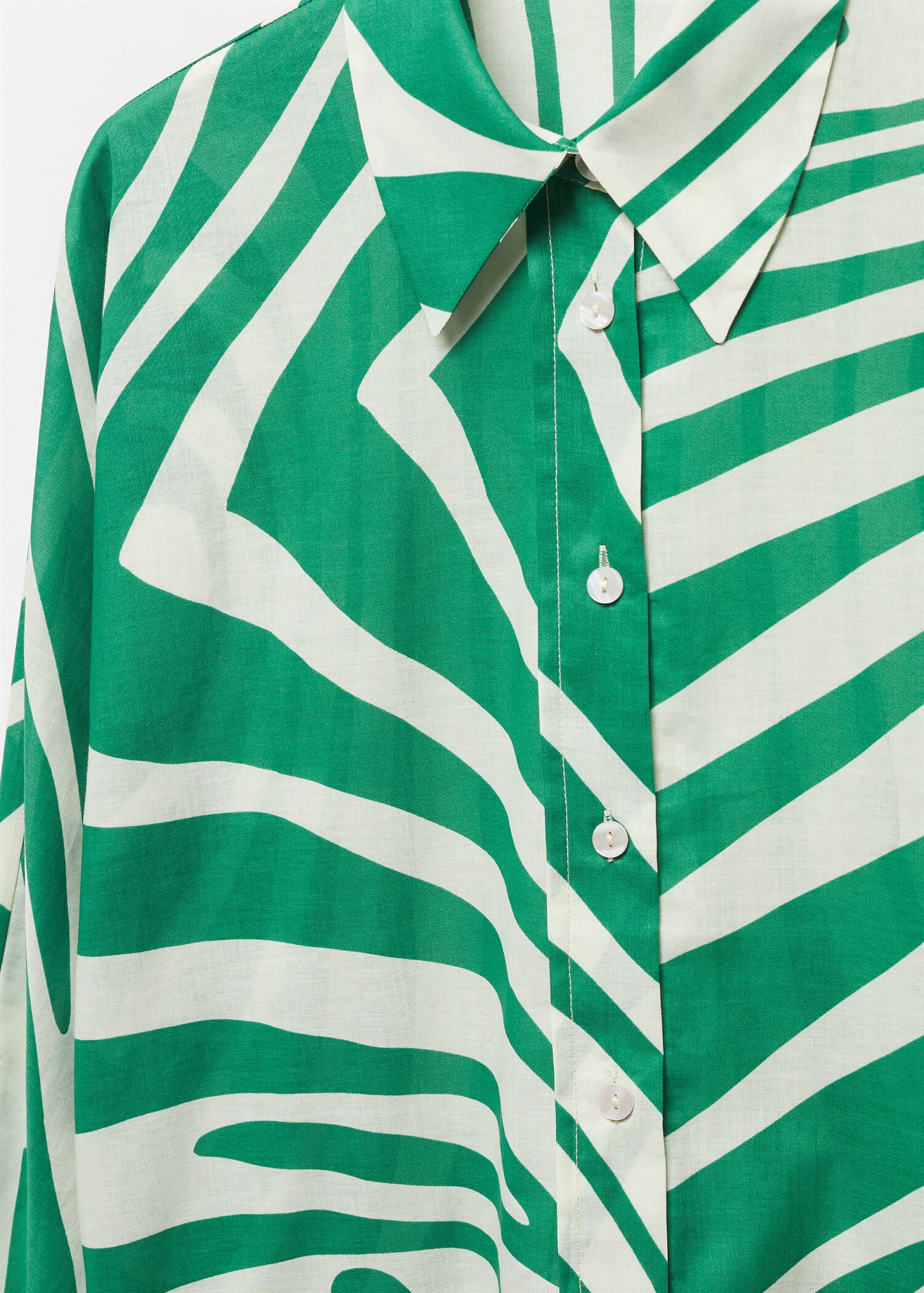 Camisa algodón estampada - Detalle del artículo 8