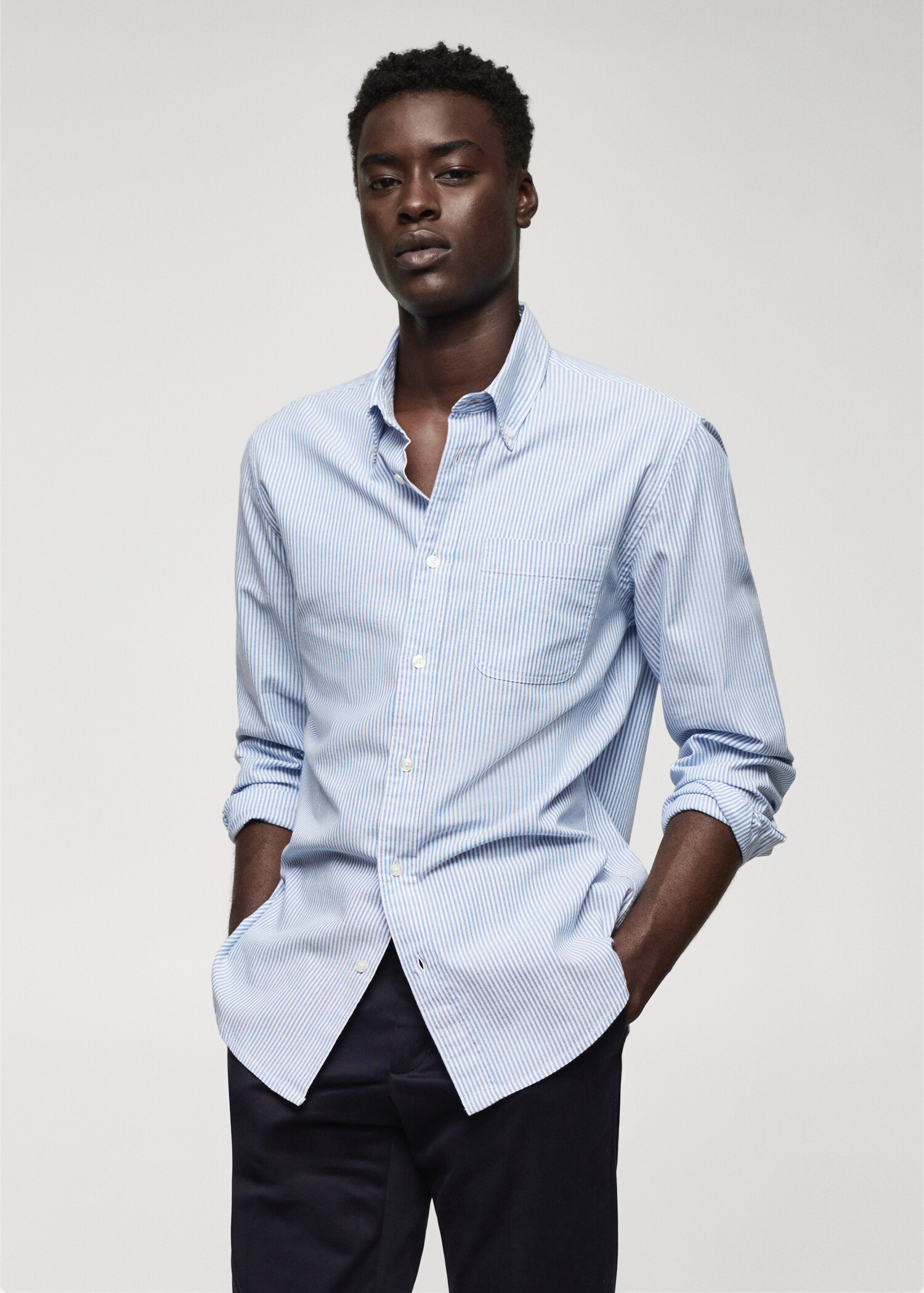 Camicia 100% cotone righe kodak - Piano medio