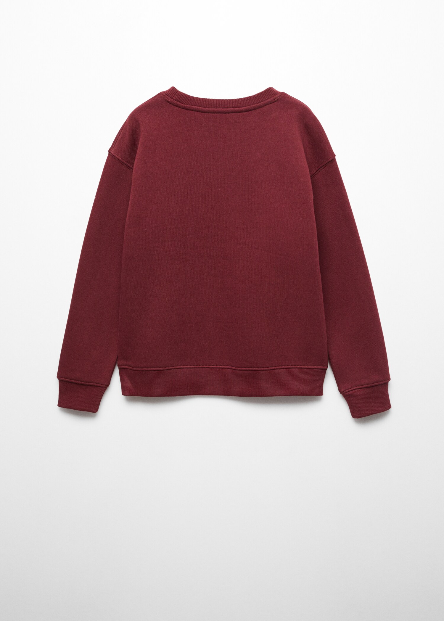 Sudadera mensaje estampado - Reverso del artículo