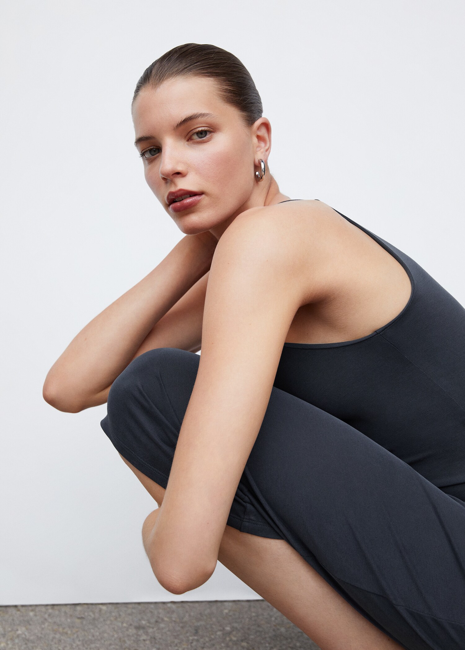 Vestido midi modal - Detalle del artículo 1
