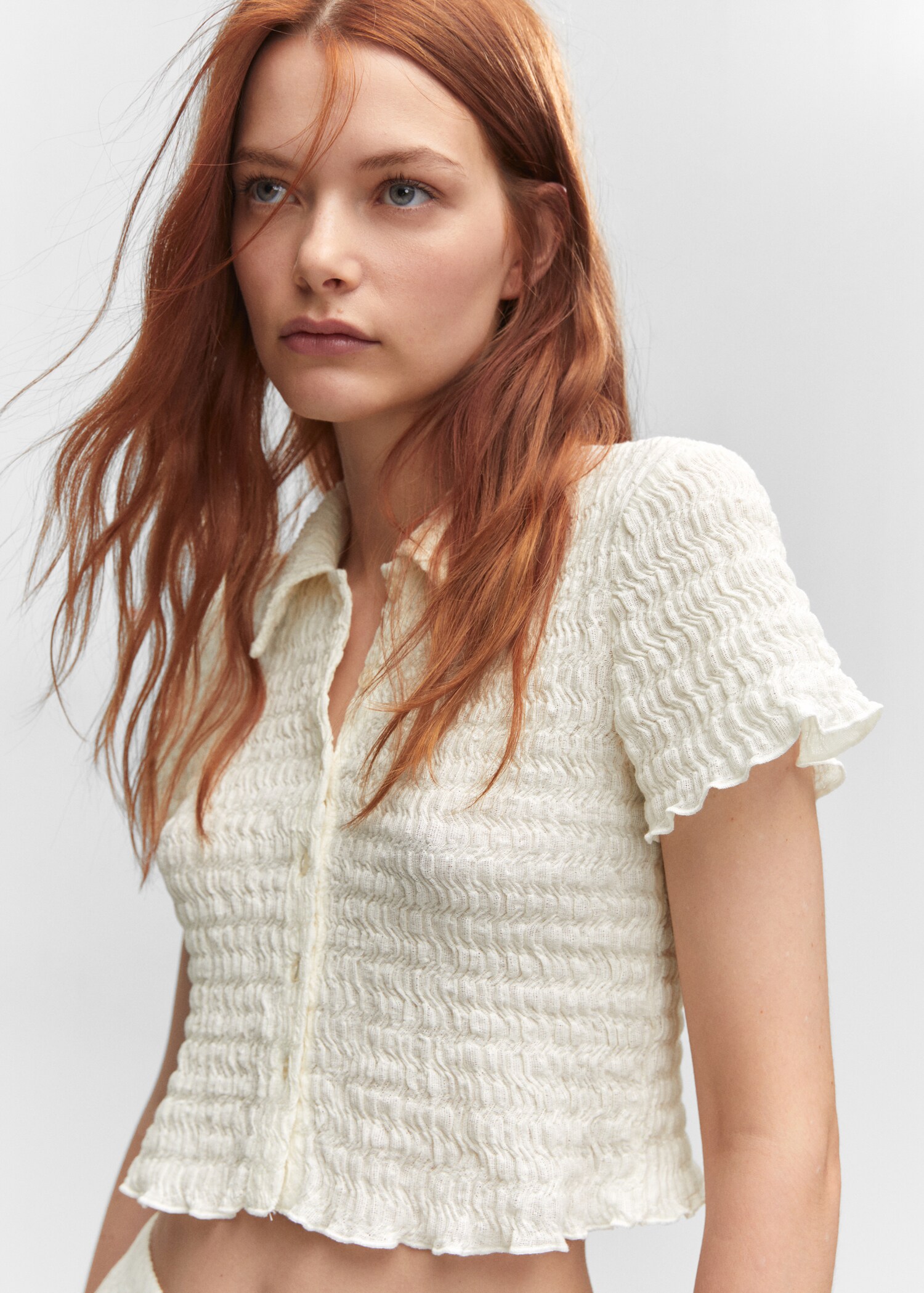 Camiseta textura crop - Detalle del artículo 1