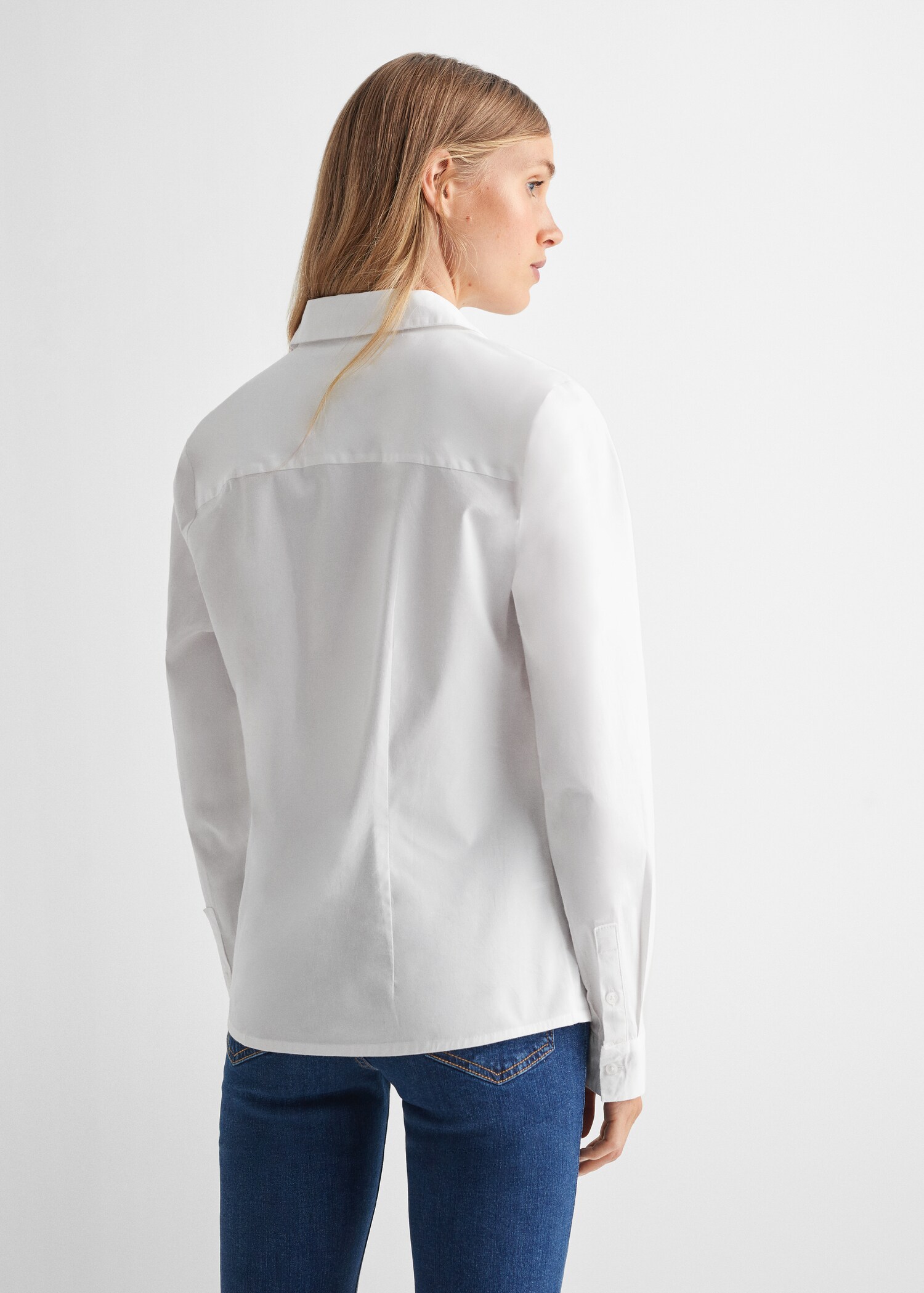 Camisa slim fit algodón - Reverso del artículo