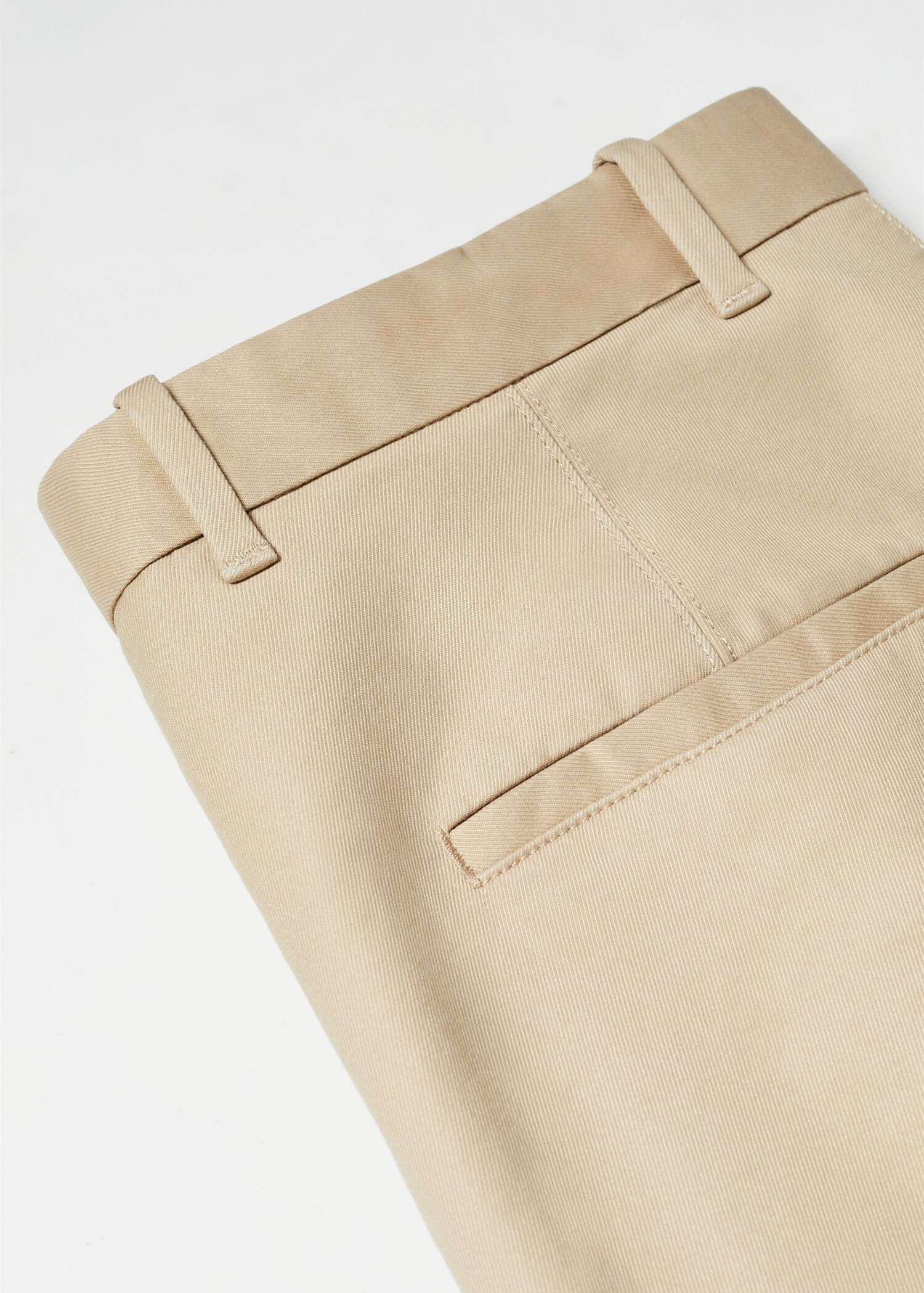 Slim fit serge chino trousers - Details of the article 8