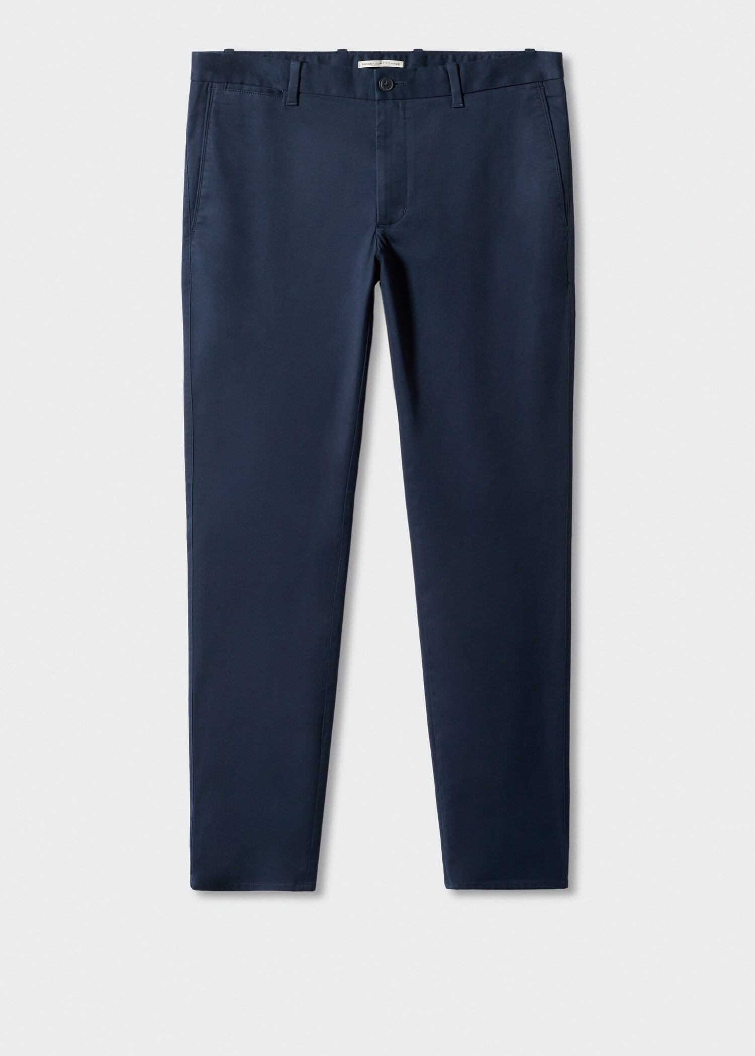 Slim fit serge chino trousers - Article without model