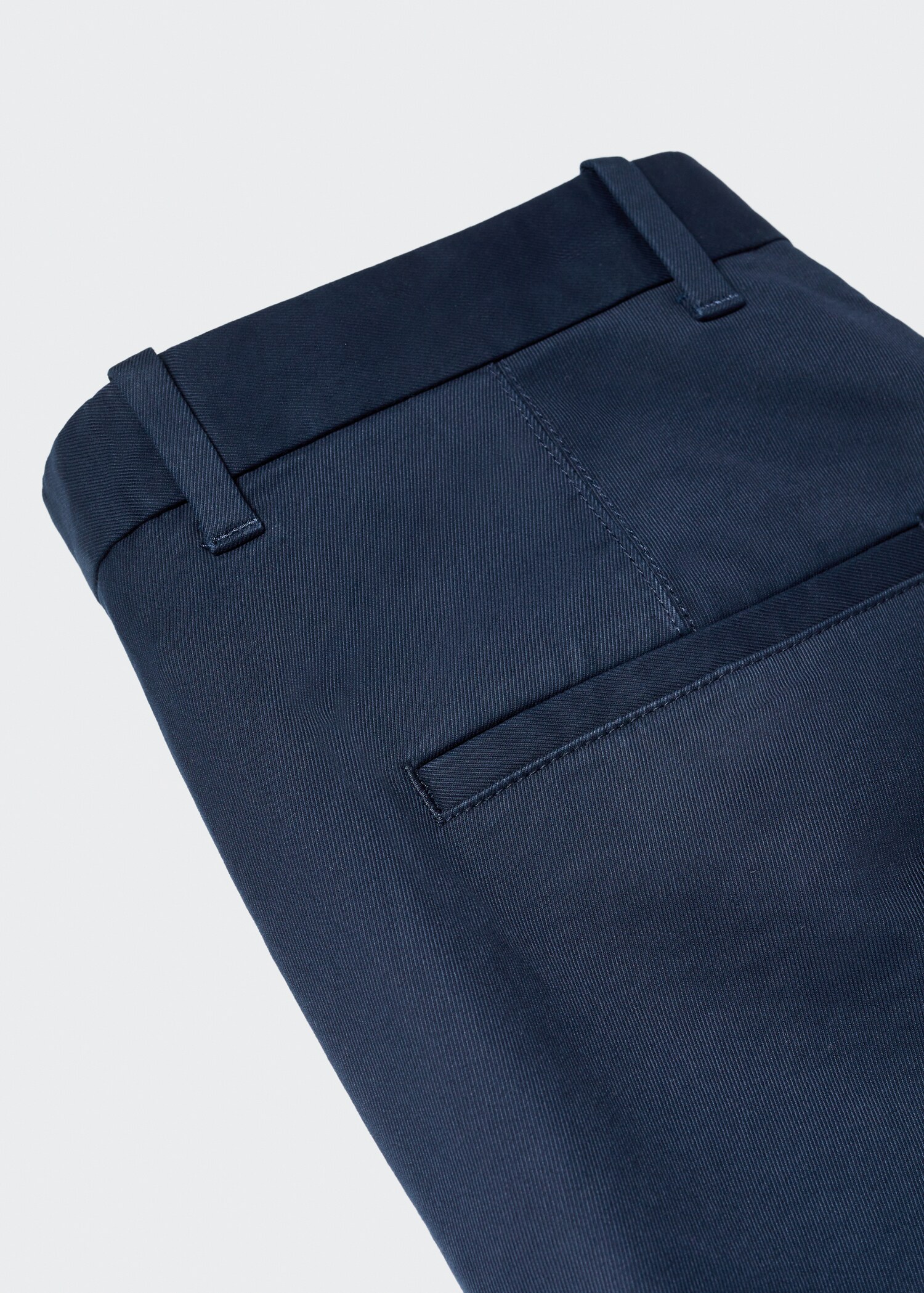 Slim fit serge chino trousers - Details of the article 8
