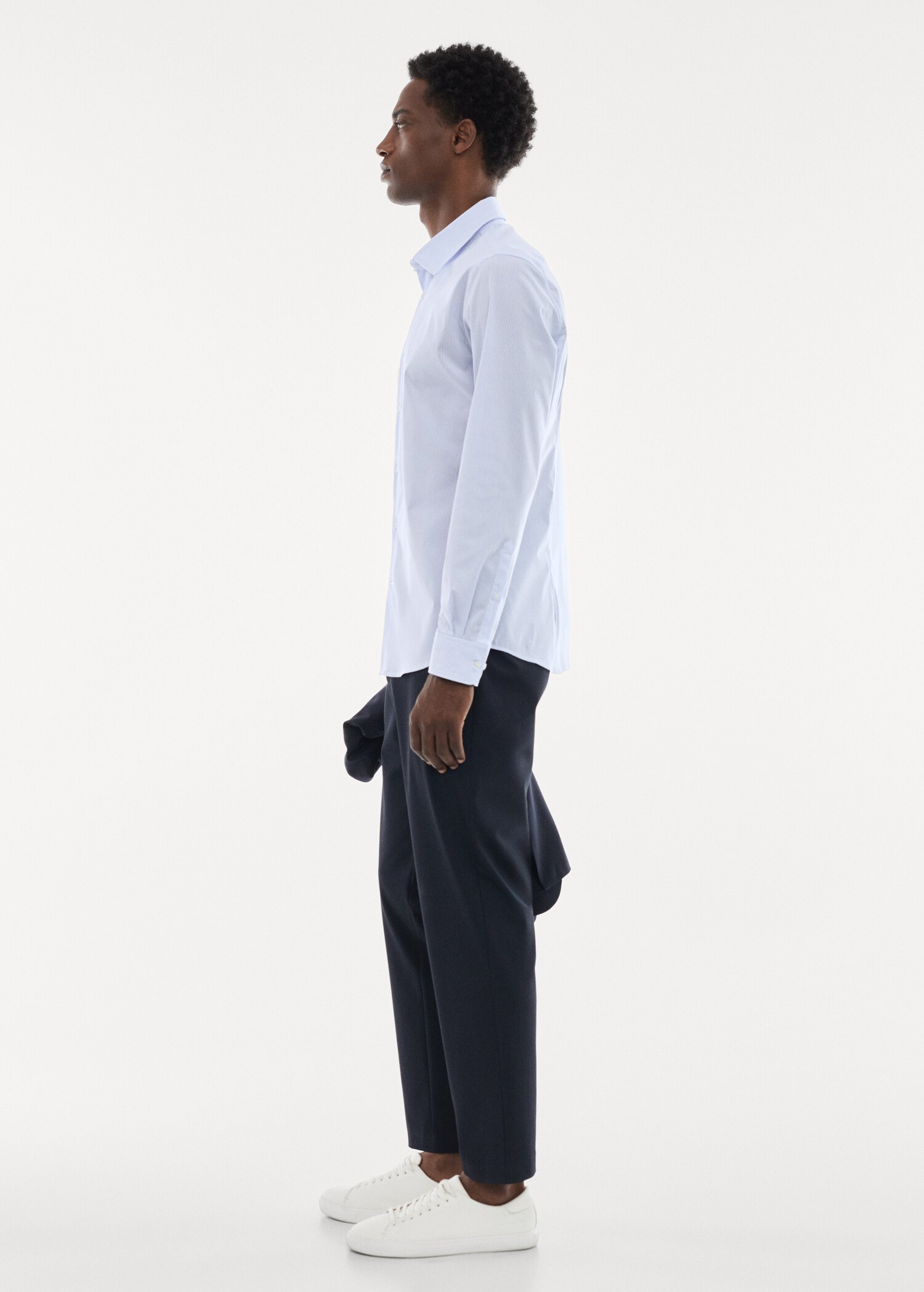 Camisa traje slim fit algodón stretch - Detalle del artículo 2