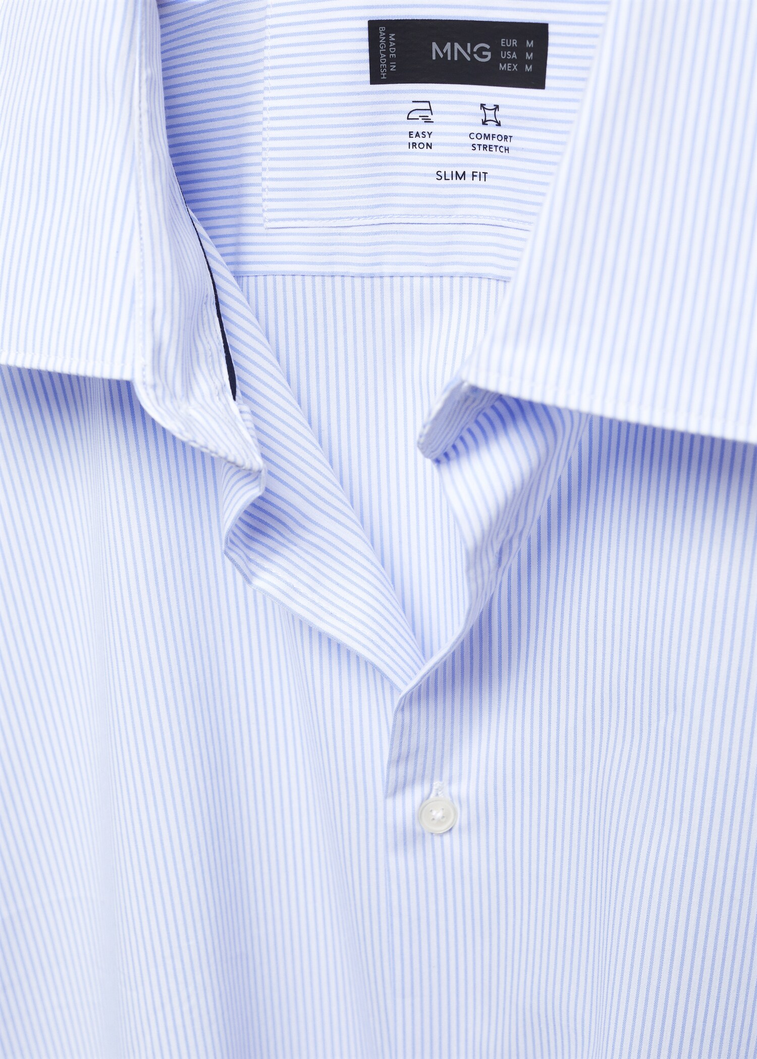 Camisa traje slim fit algodón stretch - Detalle del artículo 8