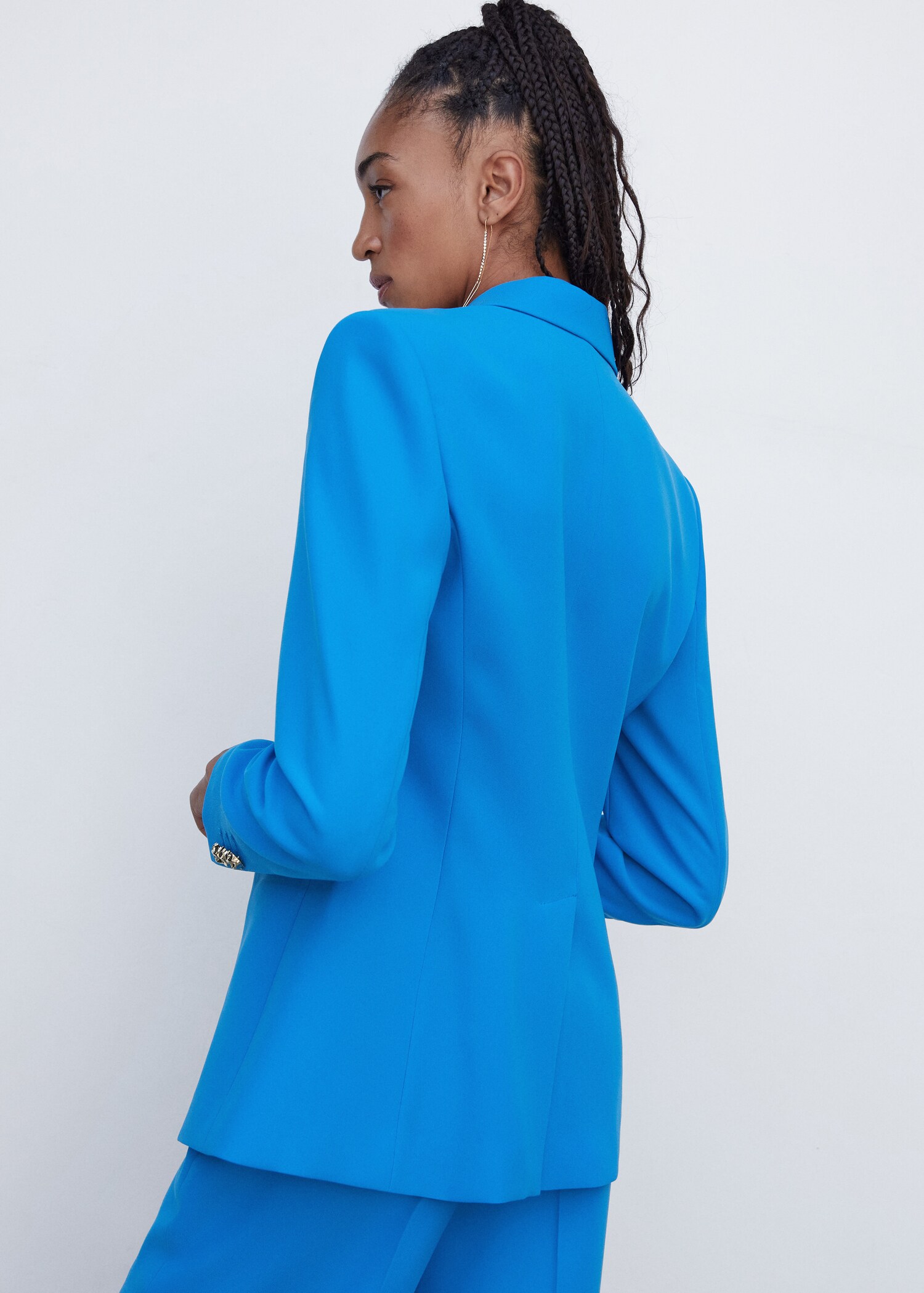 Blazer with jewel button - Reverse of the article