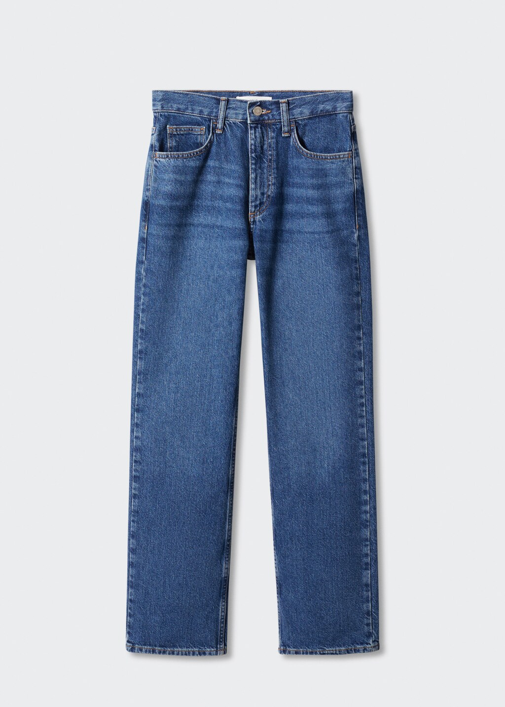 Mid rise straight jeans Women MANGO Azerbaijan