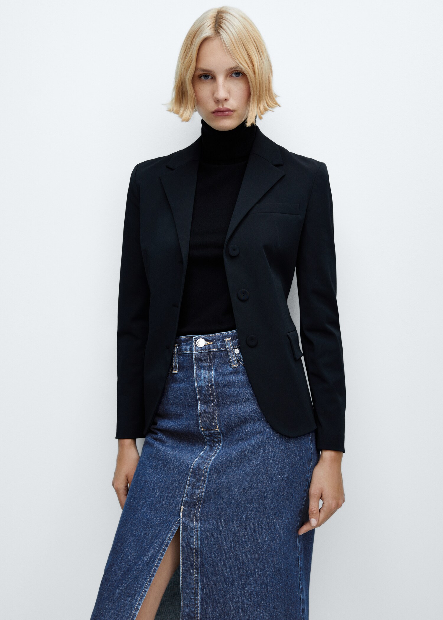 Jupe midi en jean - Détail de l'article 1