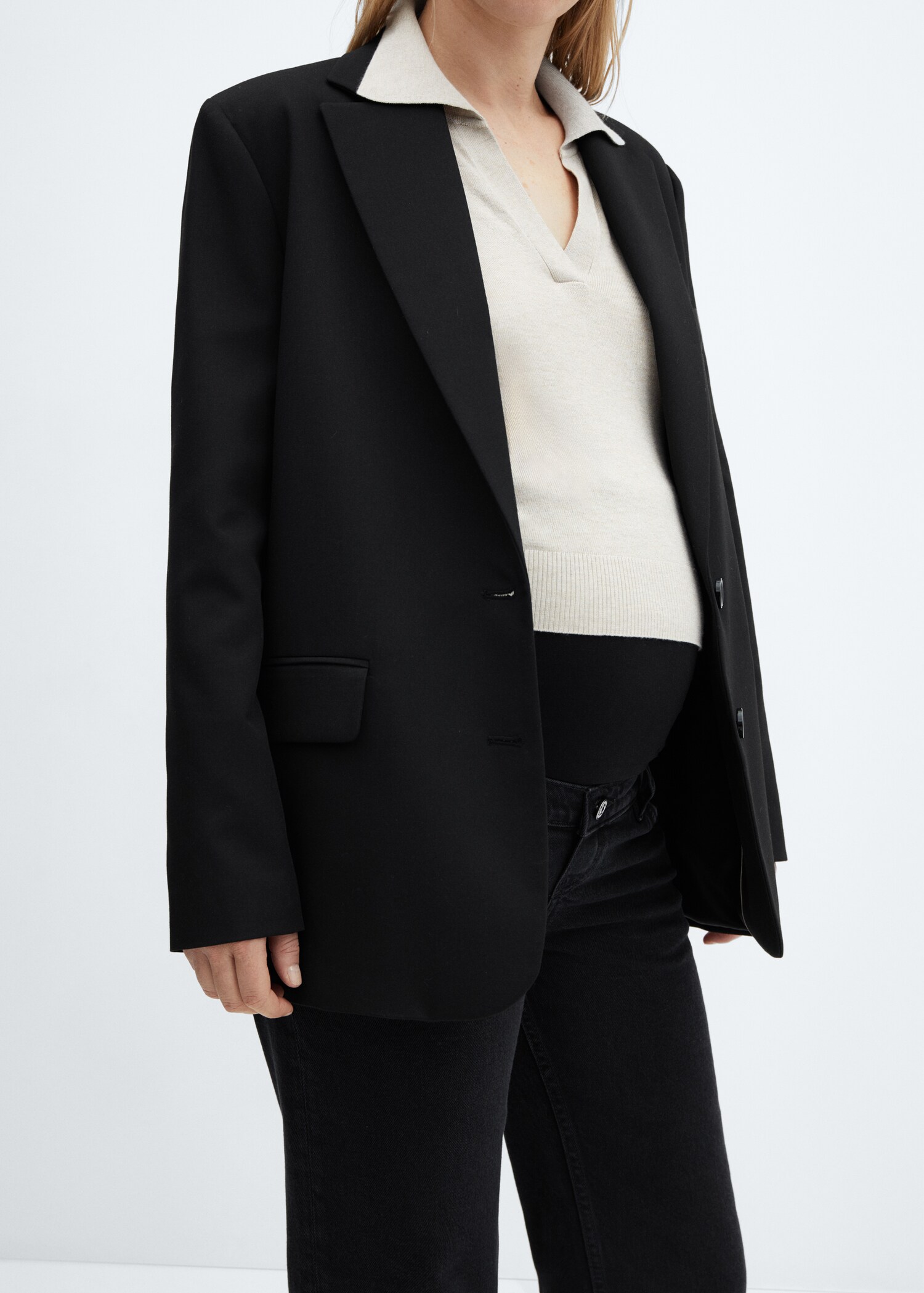 Maternity Straight Jeans - Details of the article 6