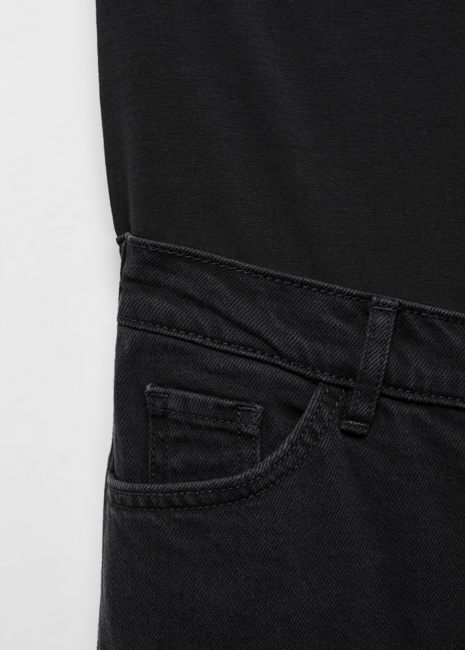 Maternity Straight Jeans - Details of the article 8