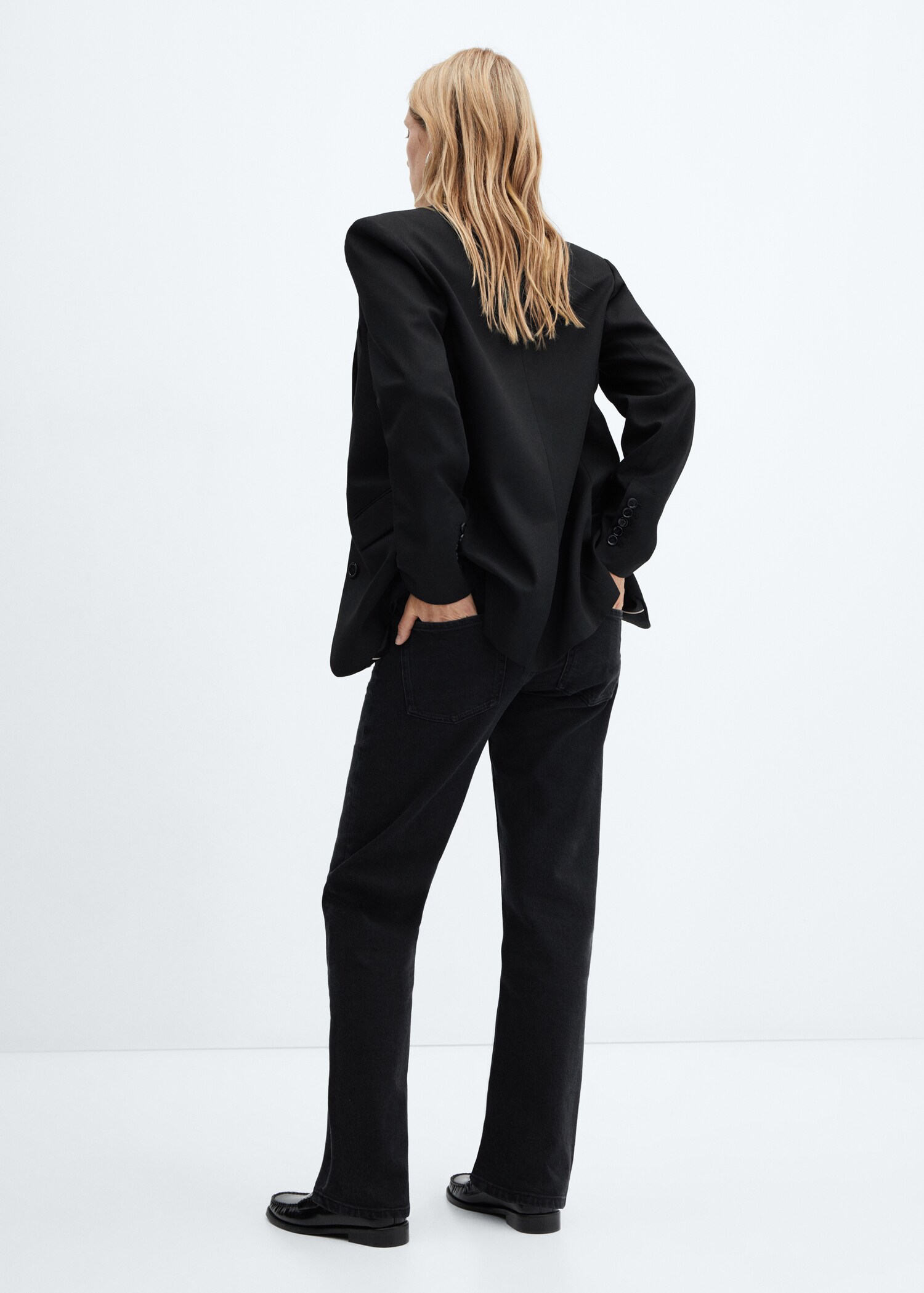 Maternity Straight Jeans - Reverse of the article