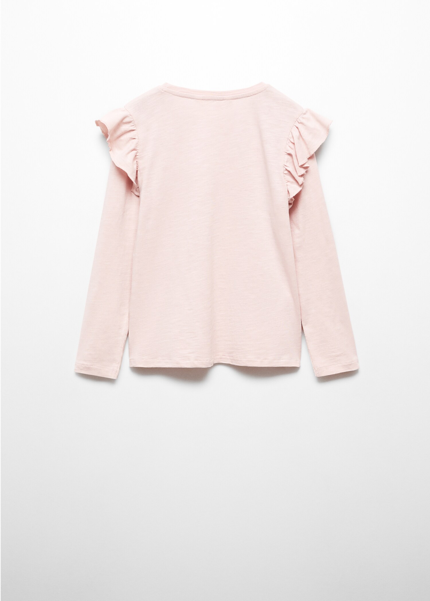 Camiseta manga larga volantes - Reverso del artículo