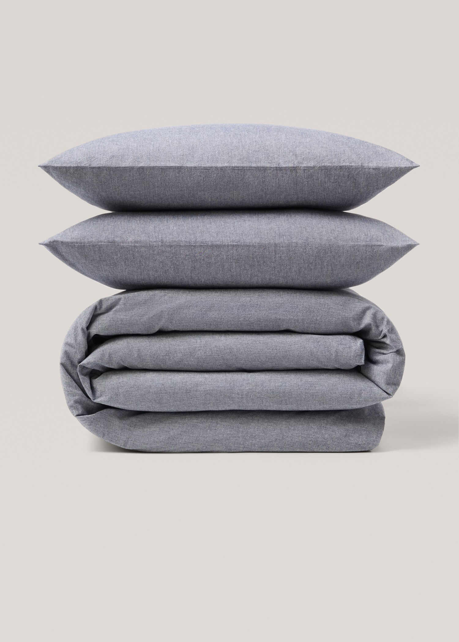 Housse de couette couleur denim Lit 90 cm - Article sans modèle
