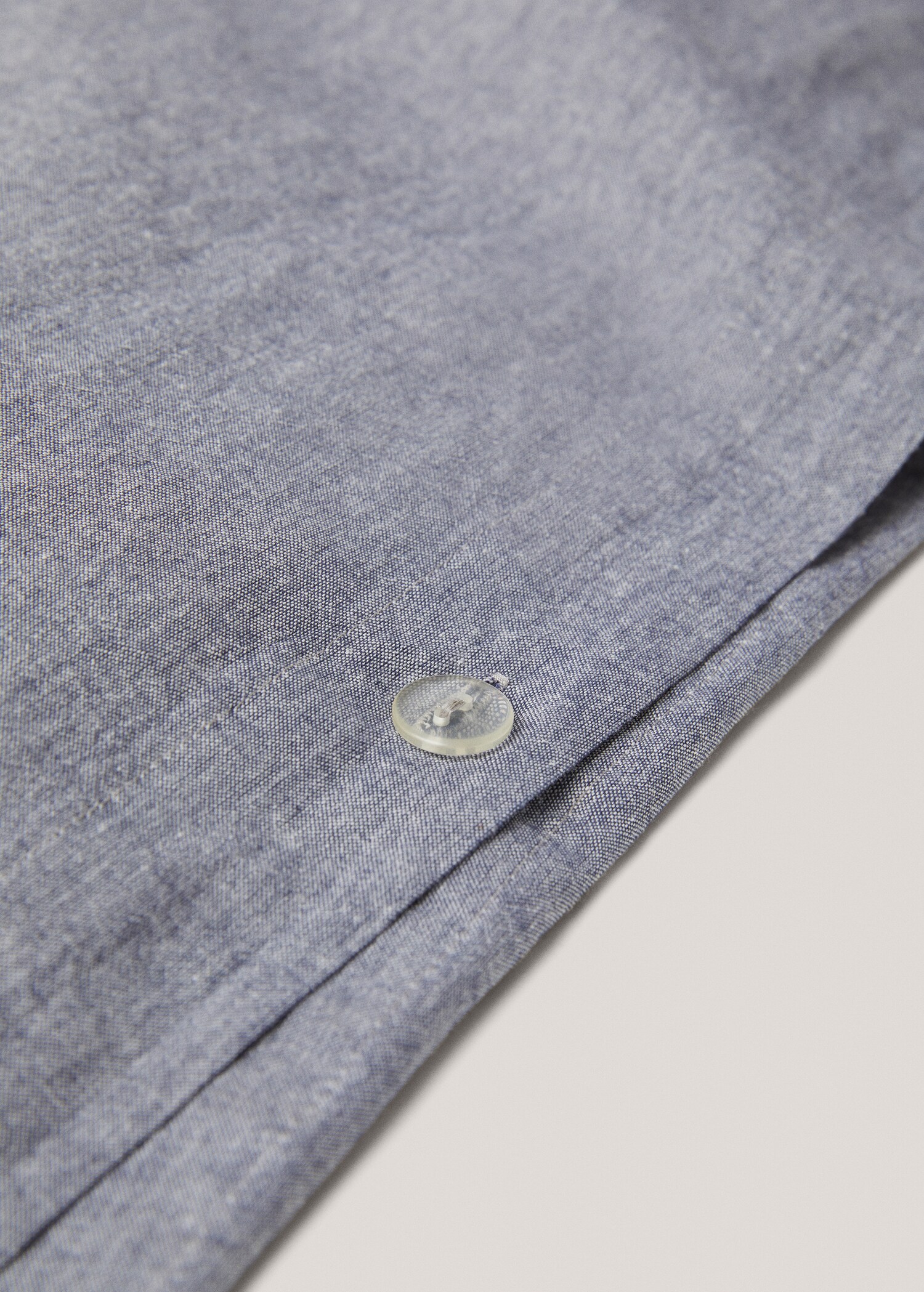 Housse de couette couleur denim Lit 90 cm - Détail de l'article 1