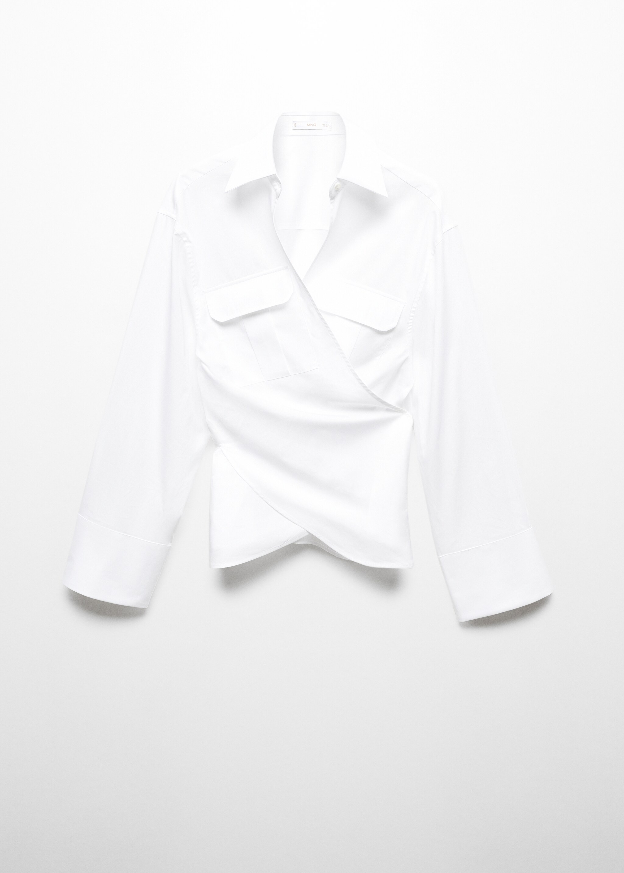 Camisa de algodão cruzada - Artigo sem modelo