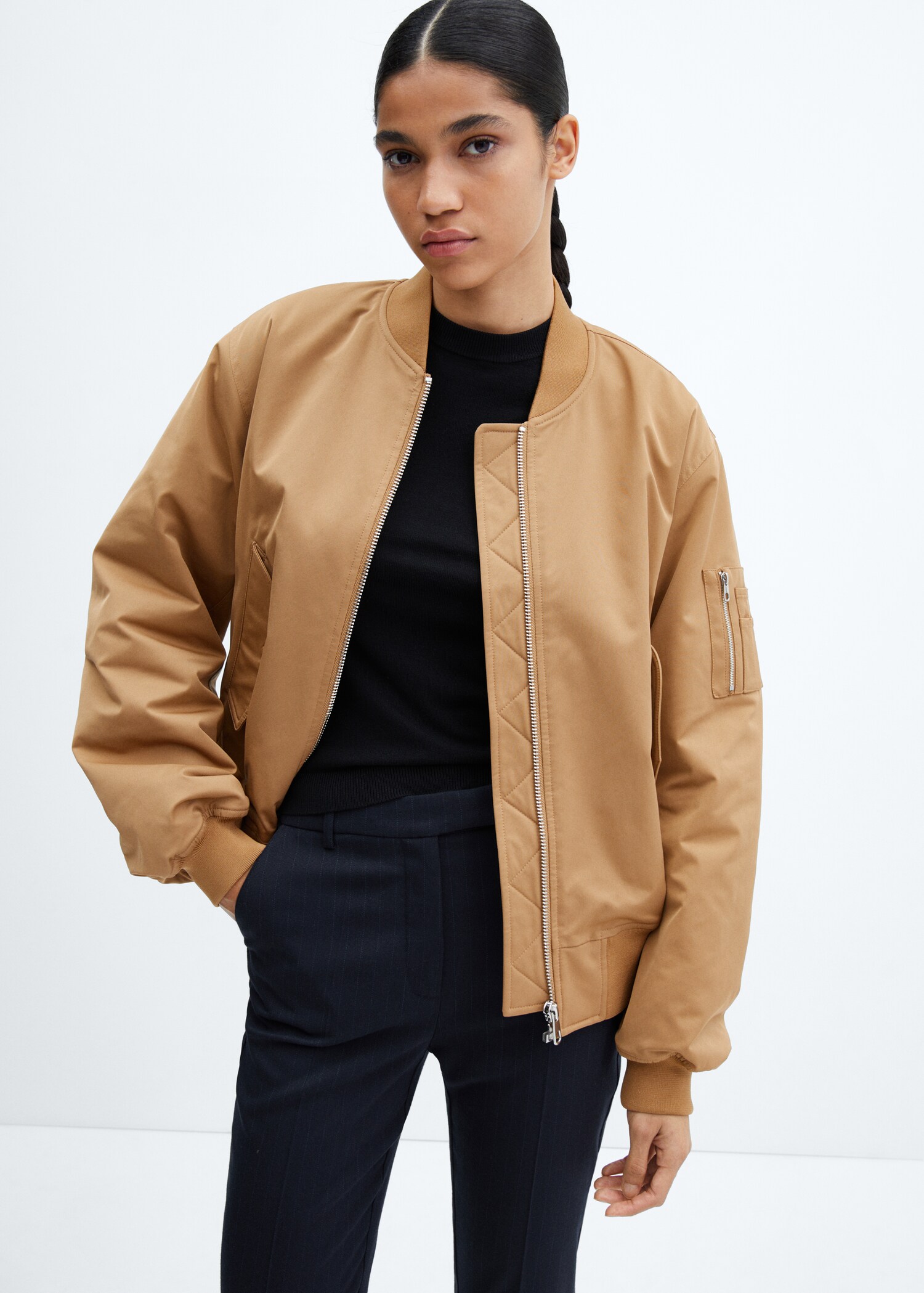 Oversized bomber jacket - Medium plane