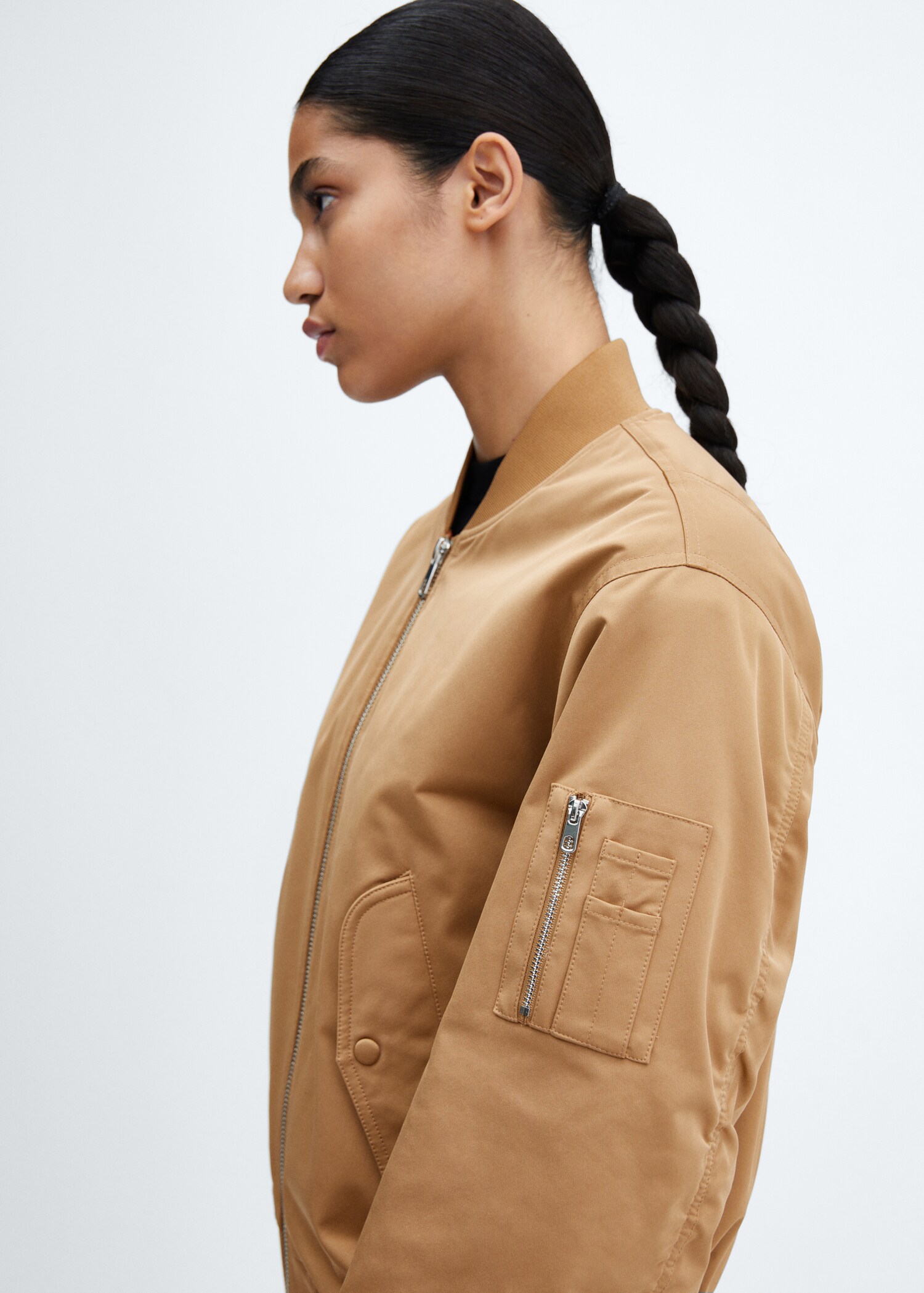 Oversized bomber jacket - Details of the article 1
