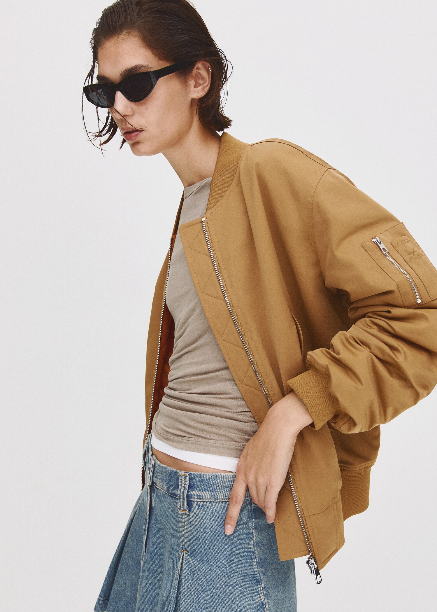 Oversized bomber jacket - Details of the article 6