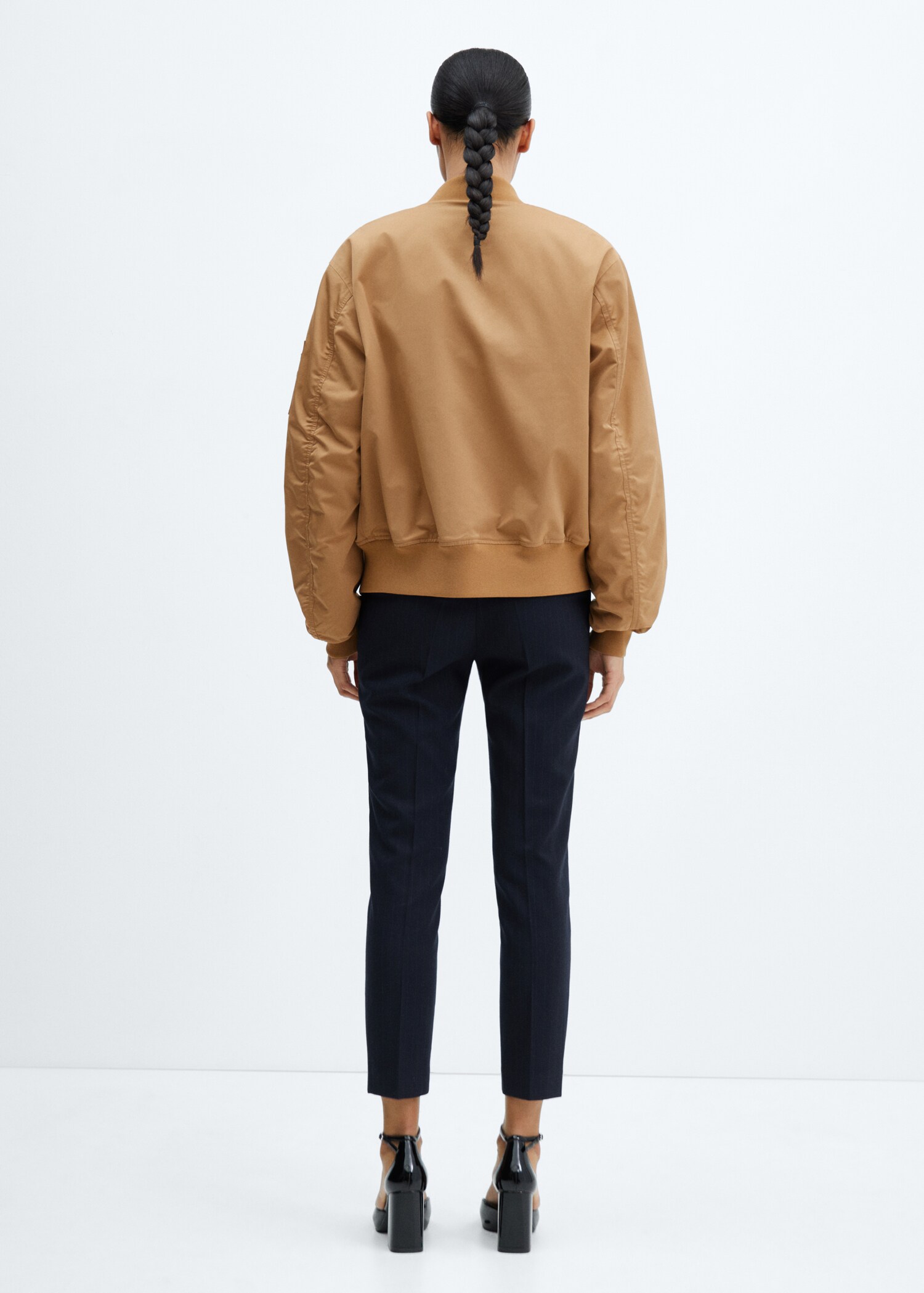 Oversized bomber jacket - Reverse of the article