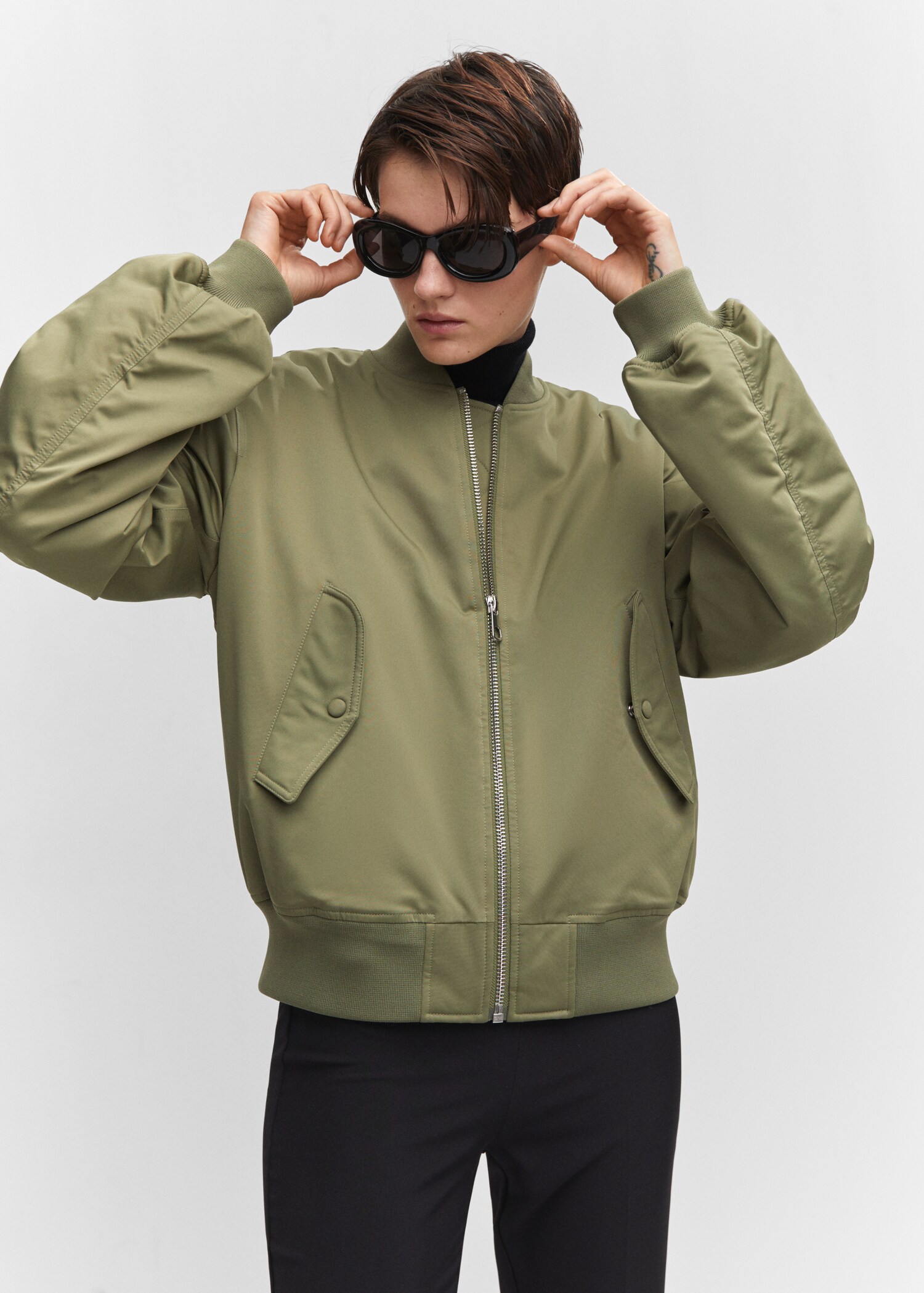Oversized bomber jacket - Medium plane