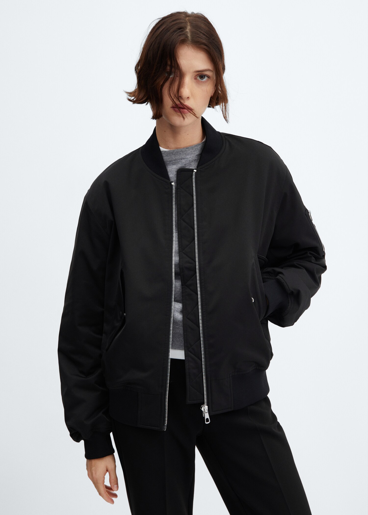 Oversized bomber jacket - Medium plane