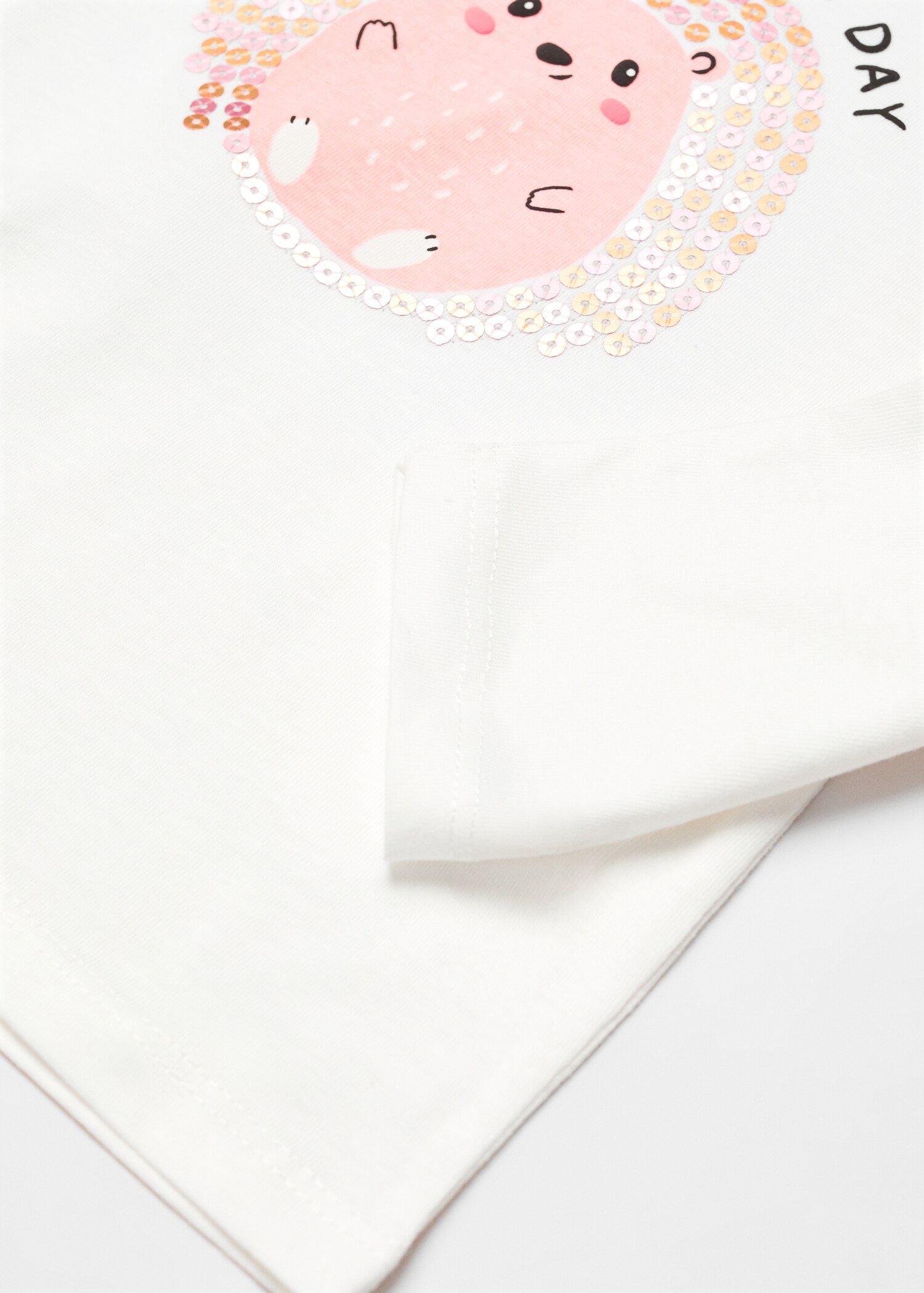 Camiseta manga larga lentejuelas - Detalle del artículo 0