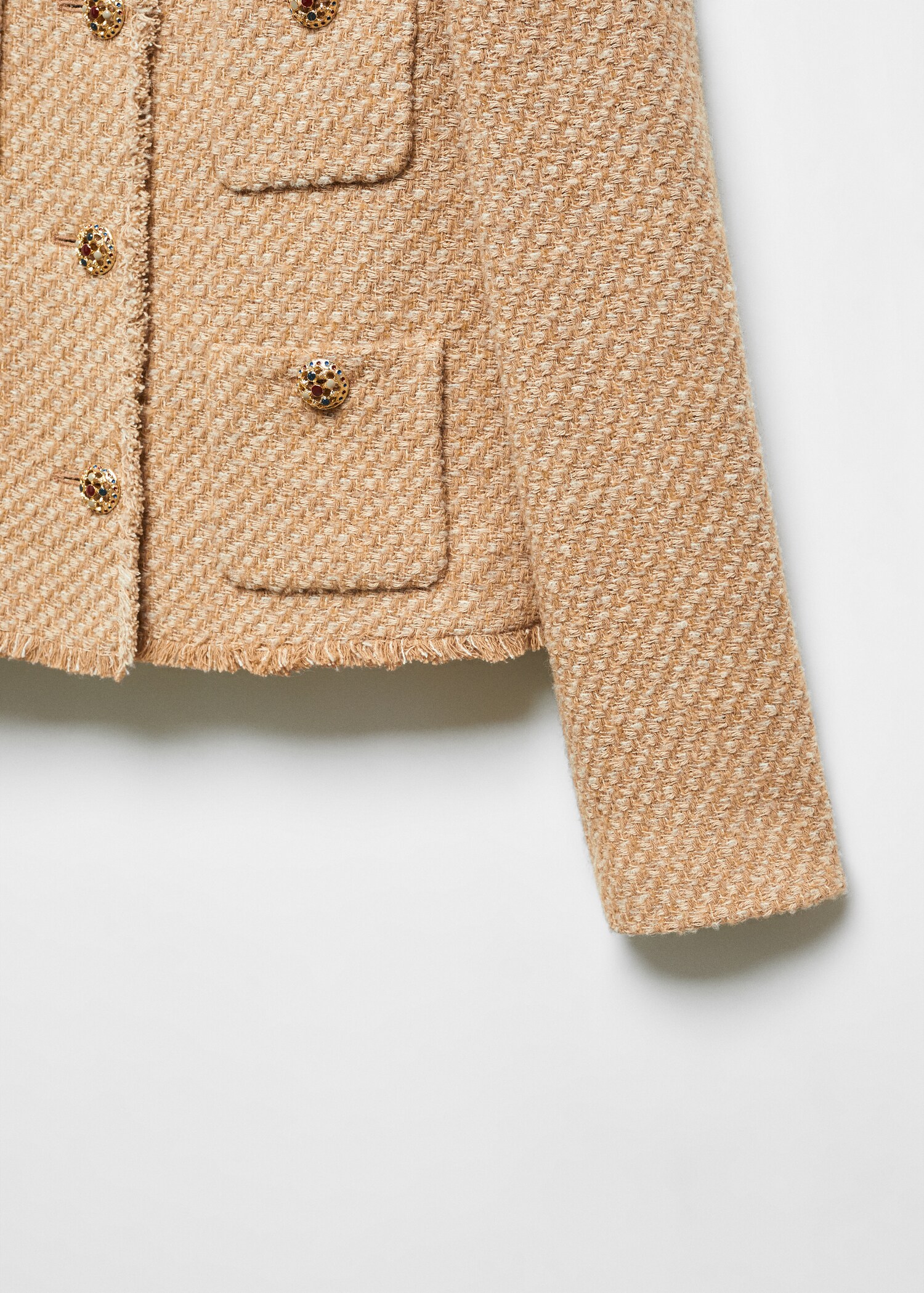 Tweed jacket with pockets - Details of the article 8