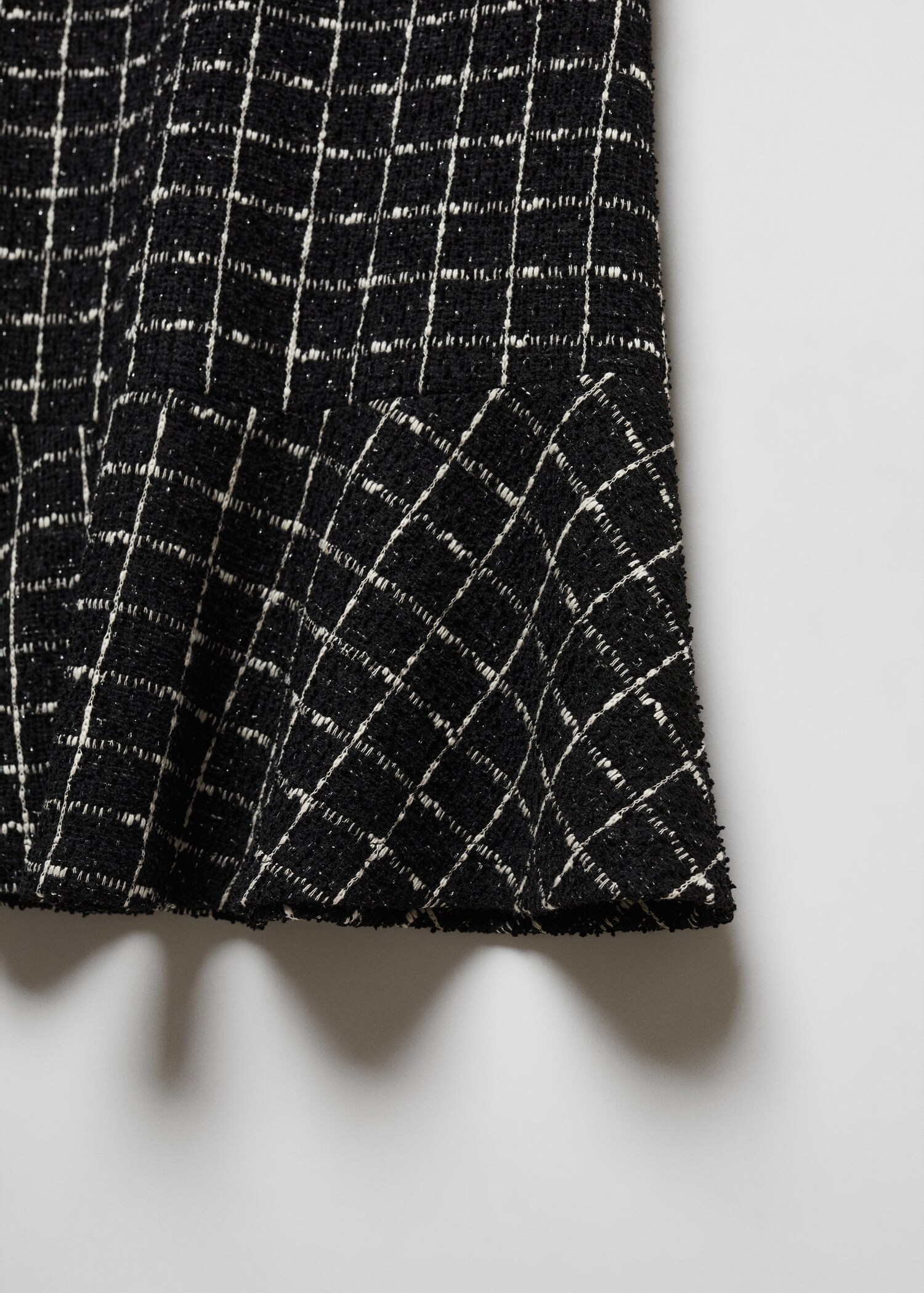 Vestido de tweed de base com folho - Pormenor do artigo 8