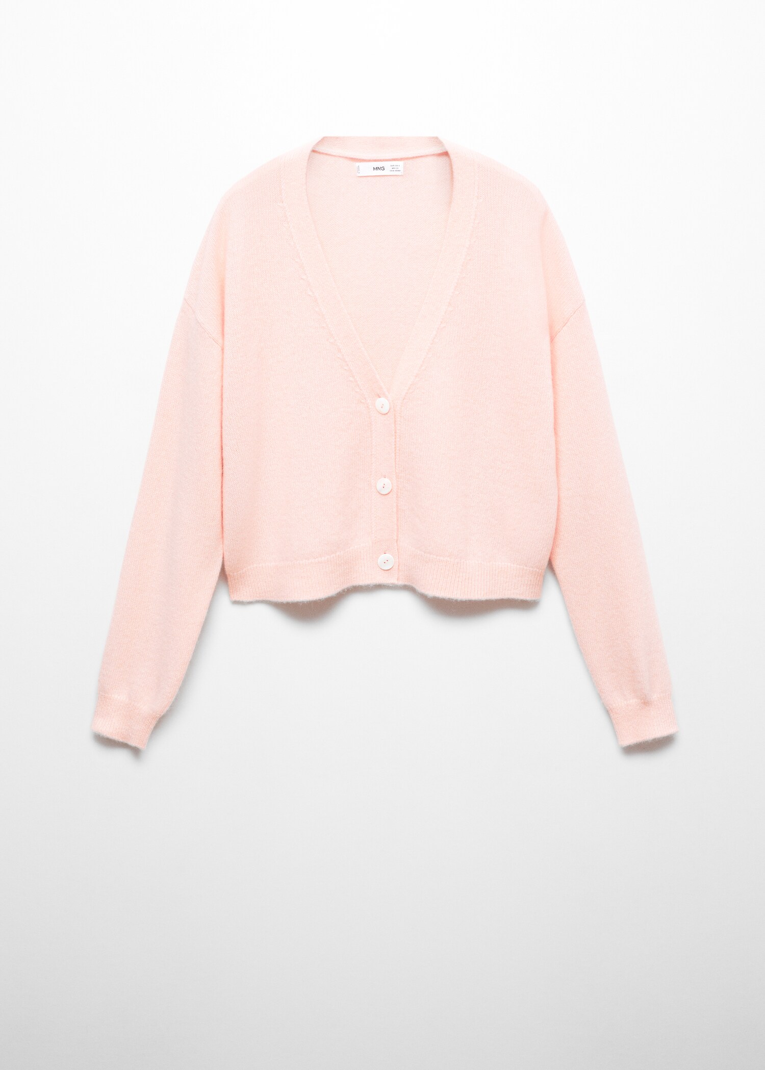Cashmere cardigan with buttons - Article without model