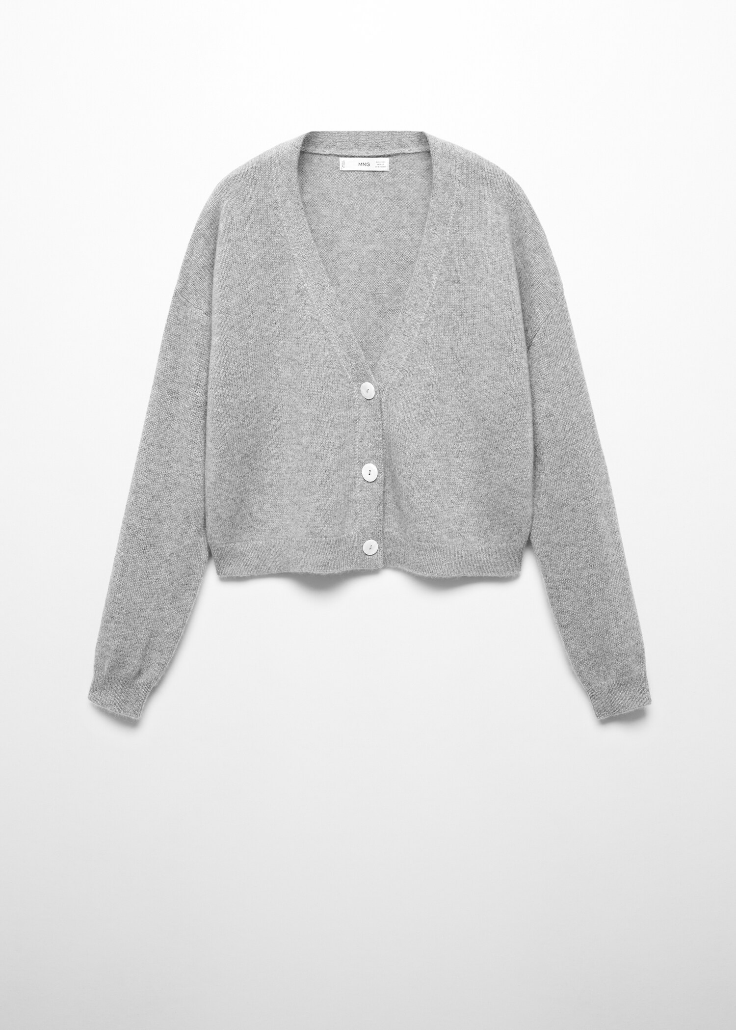 Cashmere cardigan with buttons - Article without model