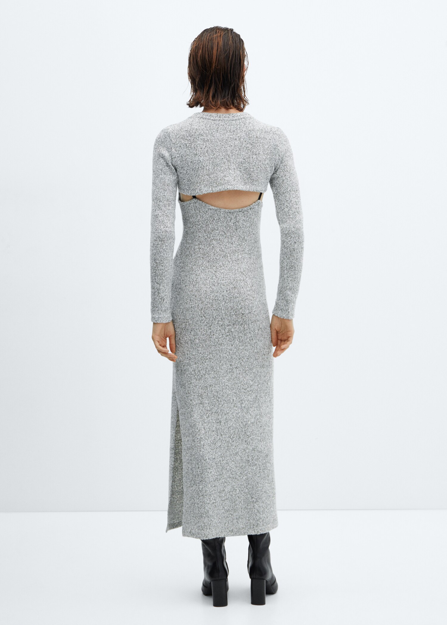 Conjunto de vestido e bolero - Verso do artigo