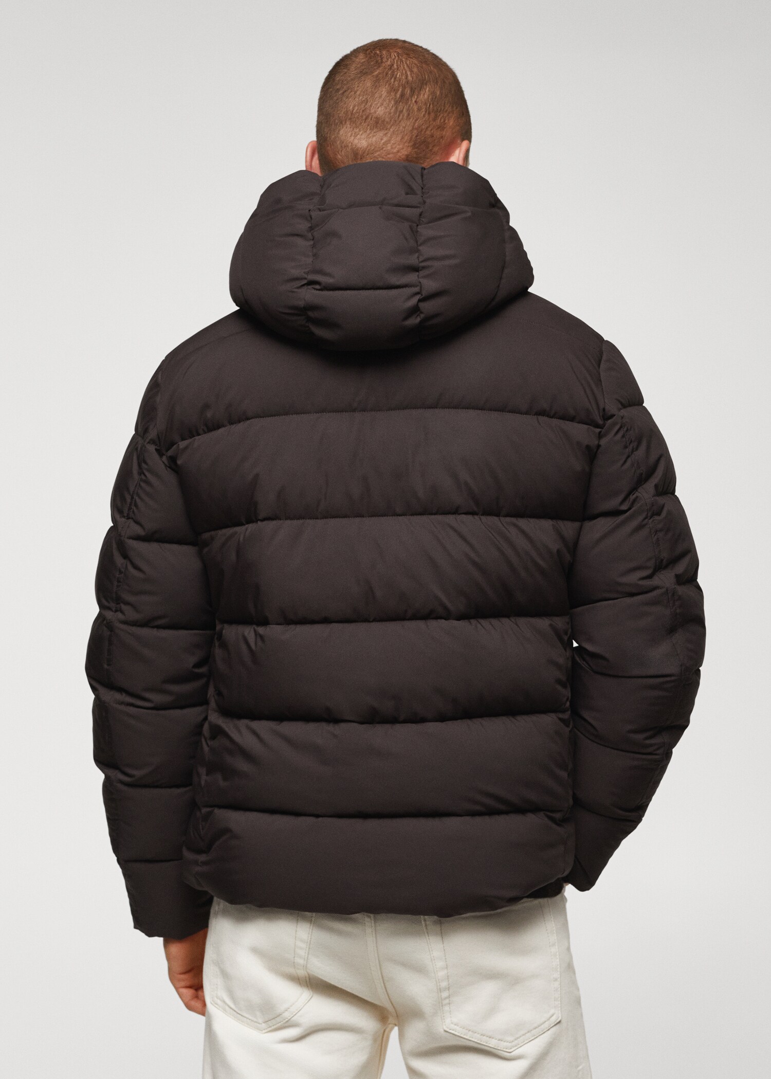 Anorak acolchado impermeable termoregulador - Reverso del artículo