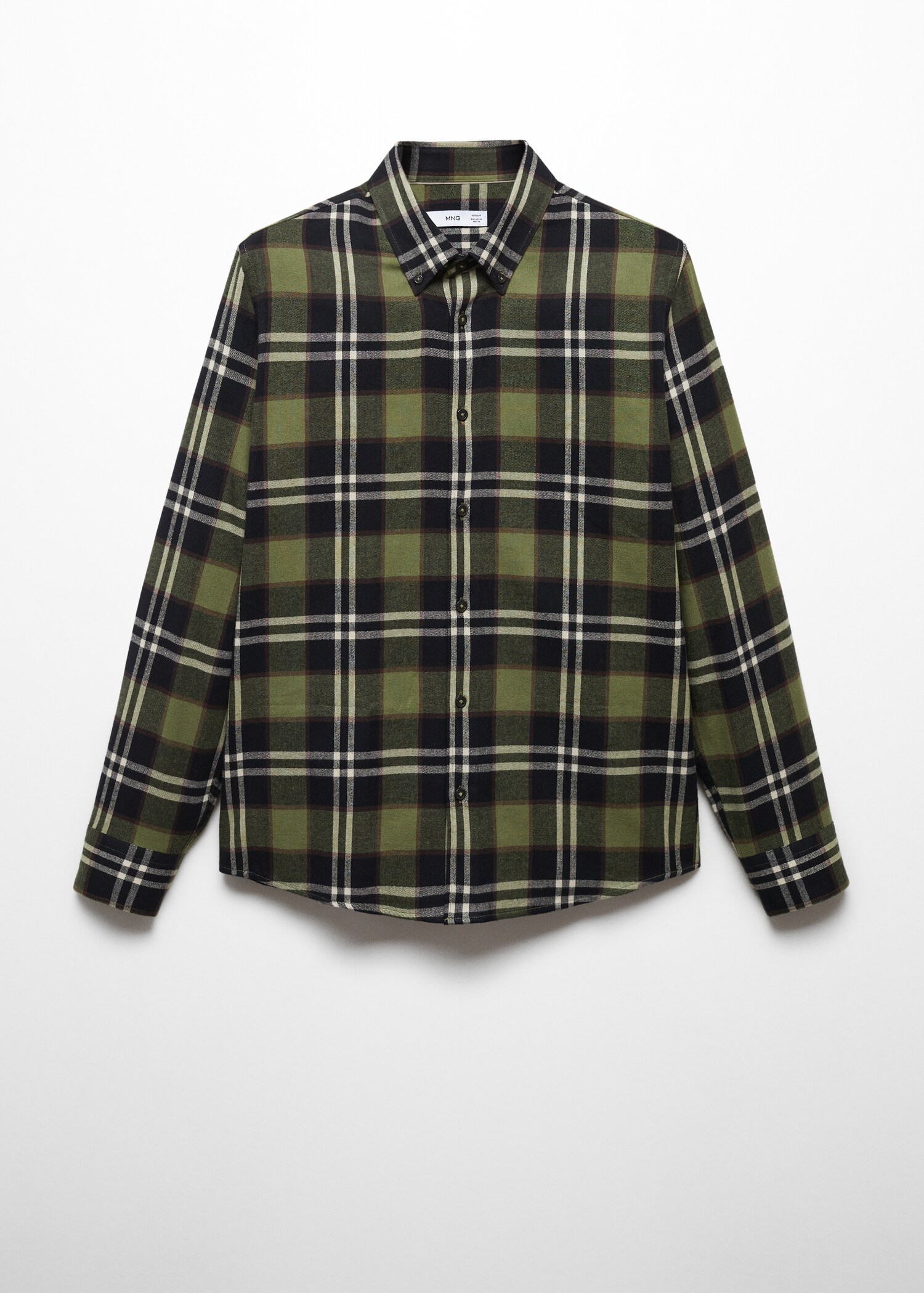 Camisa regular fit franela cuadros - Artículo sin modelo