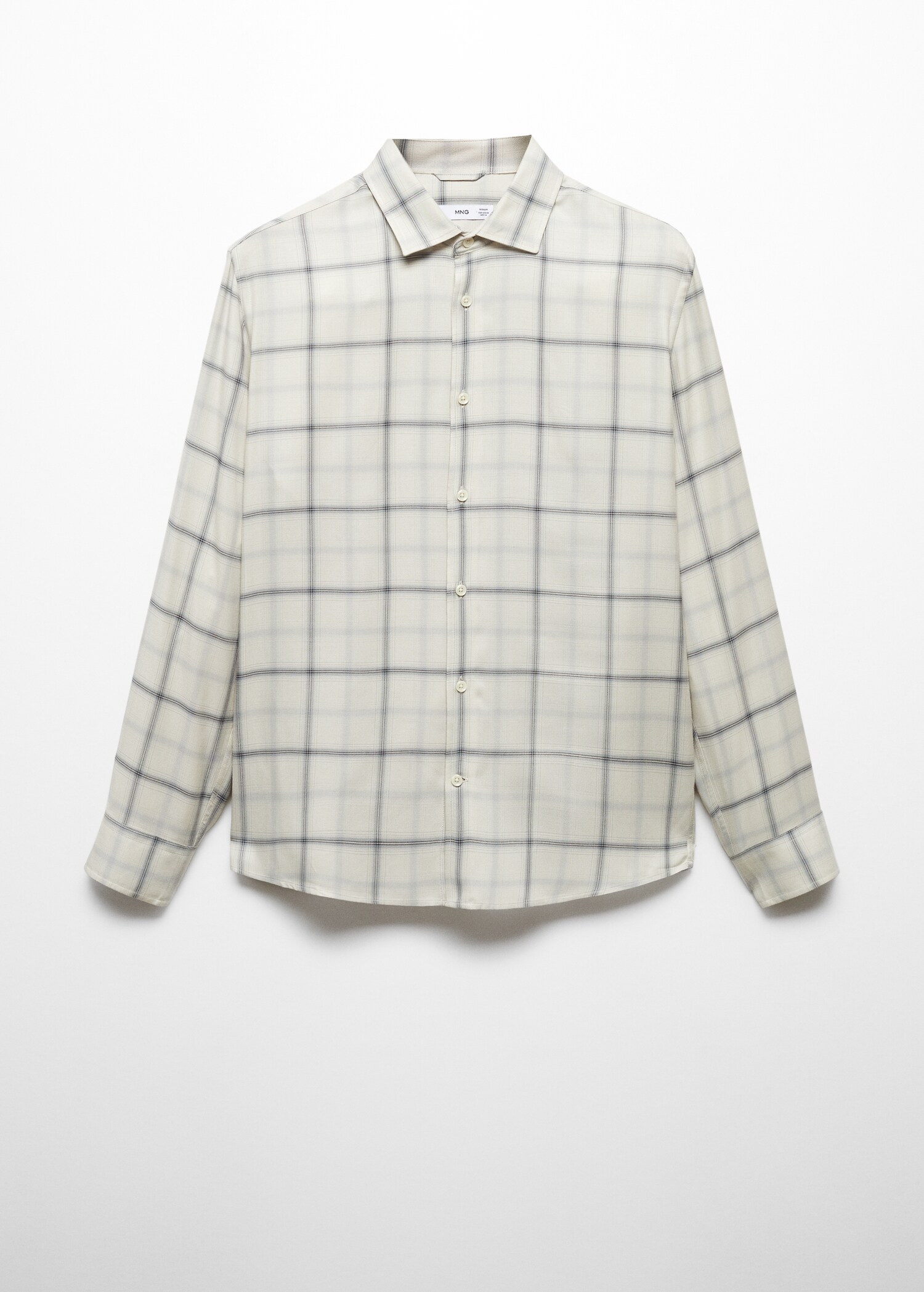Regular-fit windowpane shirt - Article without model