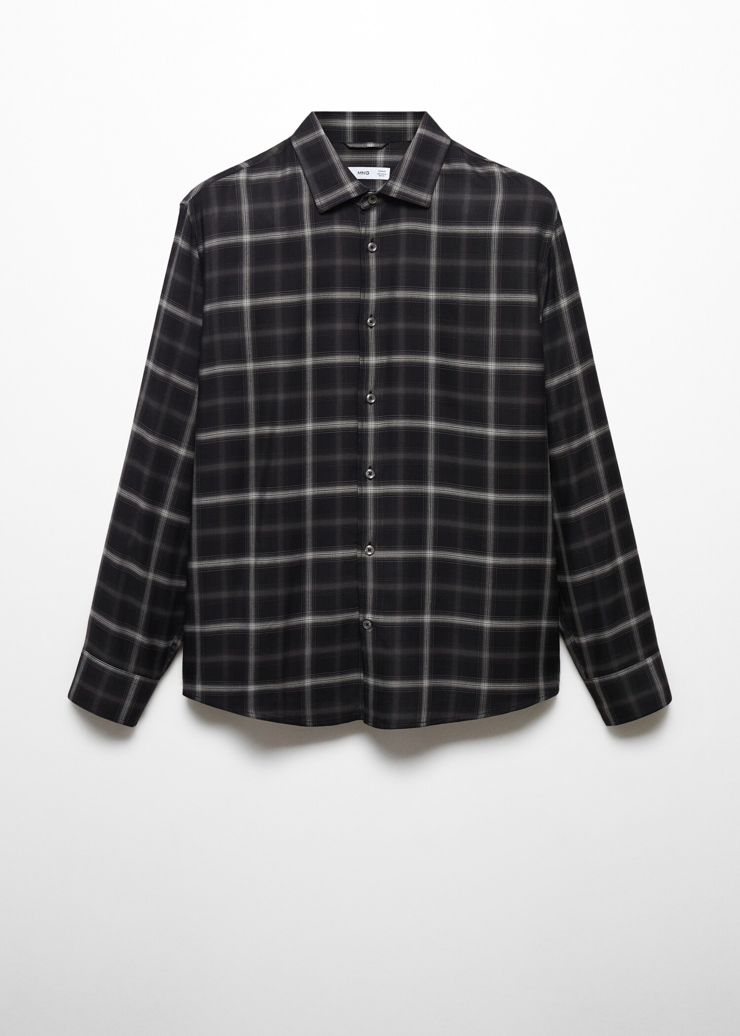 Regular-fit windowpane shirt - Article without model