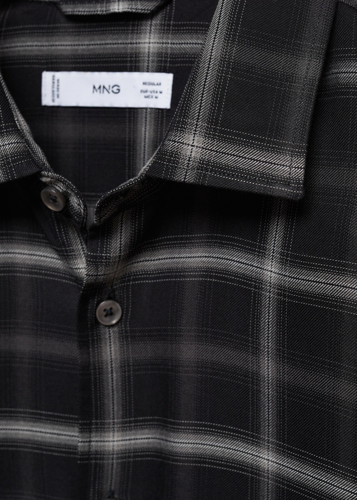 Chemise regular-fit carreaux-fenêtres - Details of the article 8