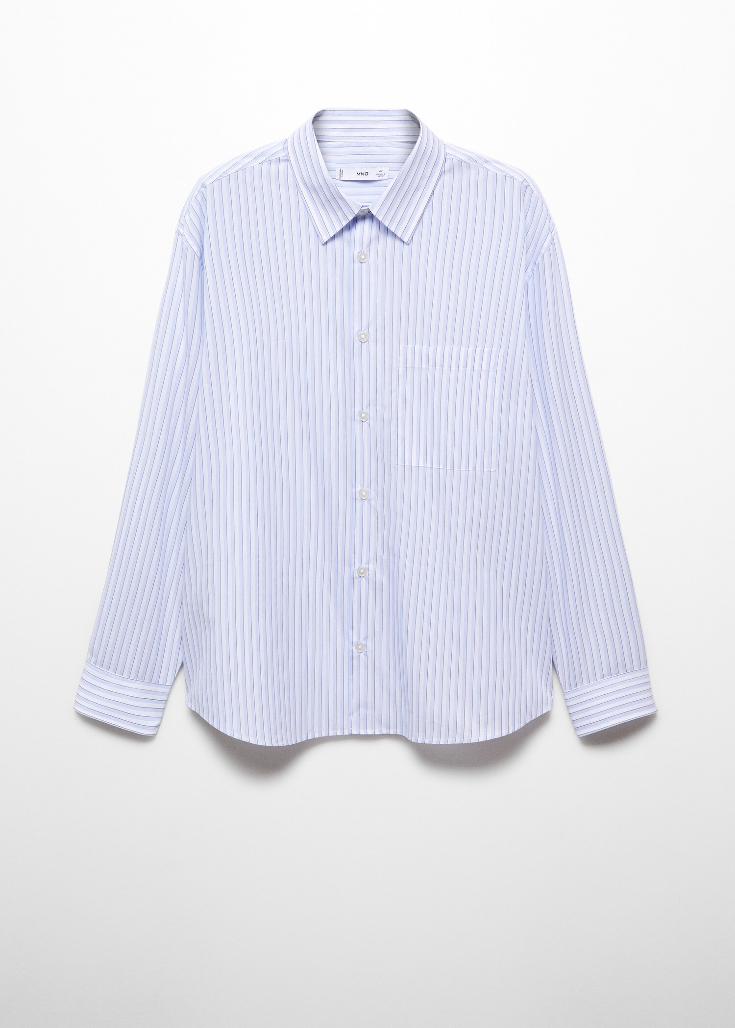 Chemise oversize coton rayures - Article sans modèle