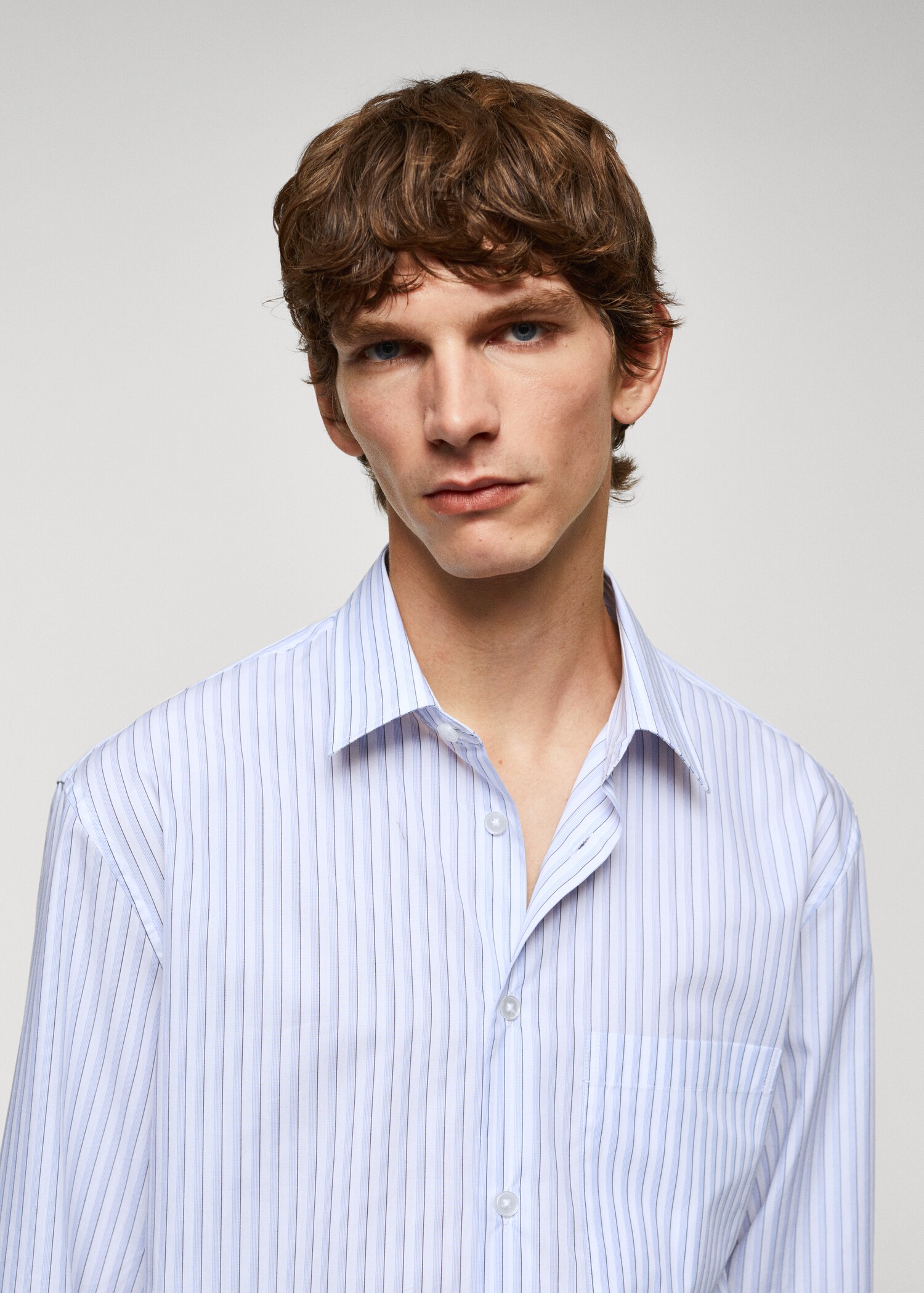 Chemise oversize coton rayures - Détail de l'article 1