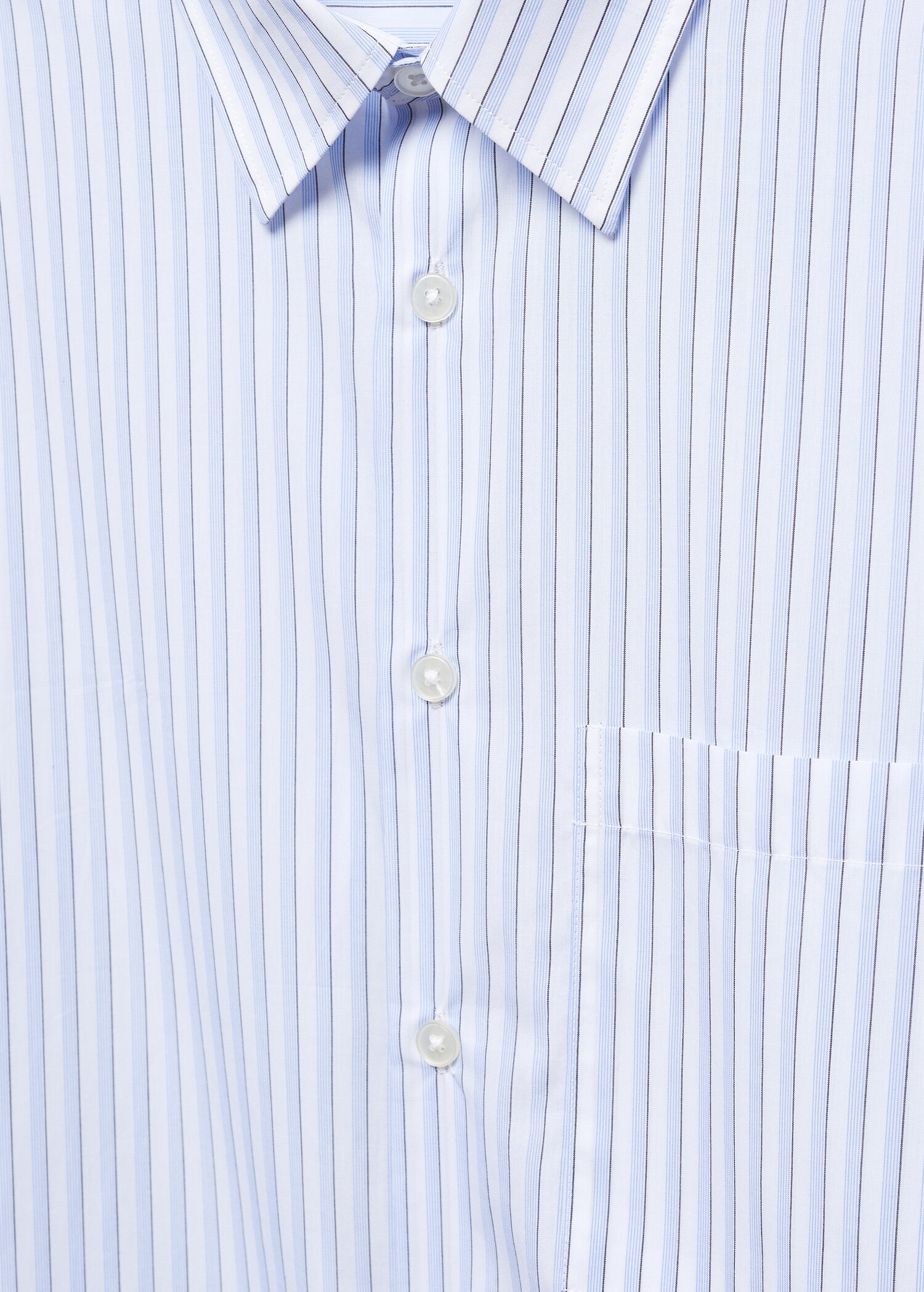 Chemise oversize coton rayures - Détail de l'article 8