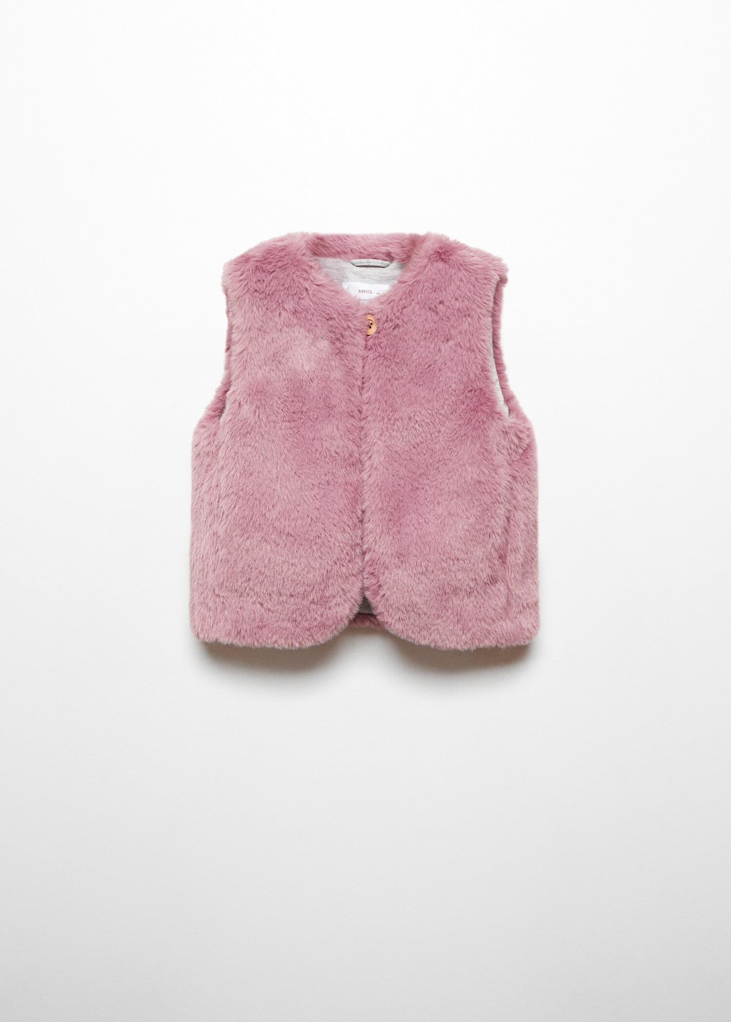 Fur-effect vest - Article without model