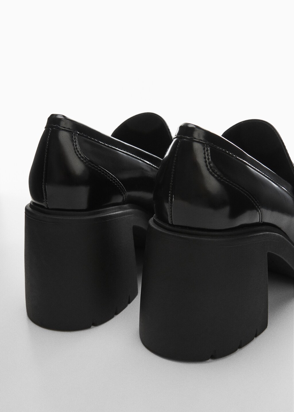 Heeled loafers with track soles Women MANGO Kosovo