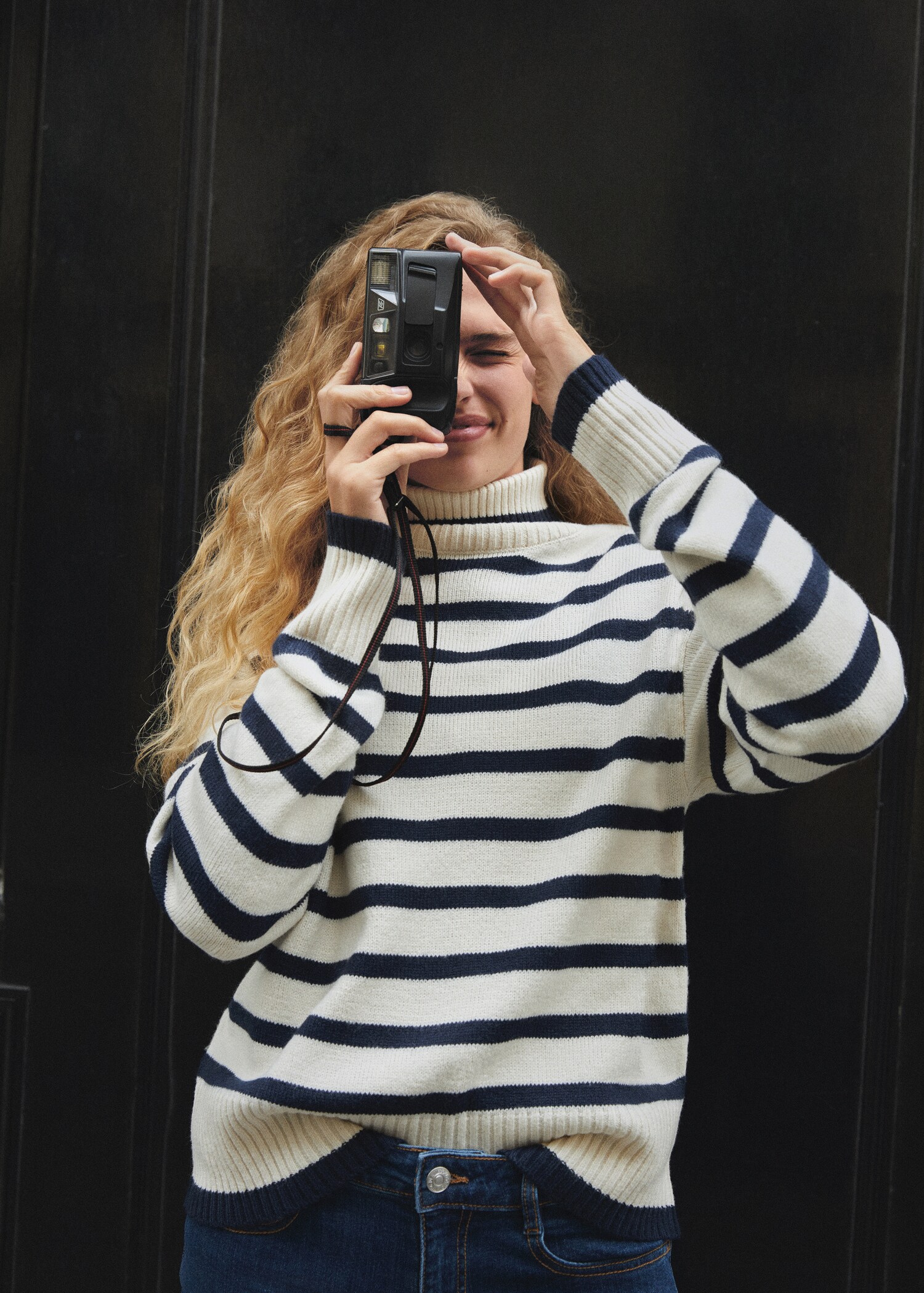 Stand-collar striped sweater - Detail van het artikel 5