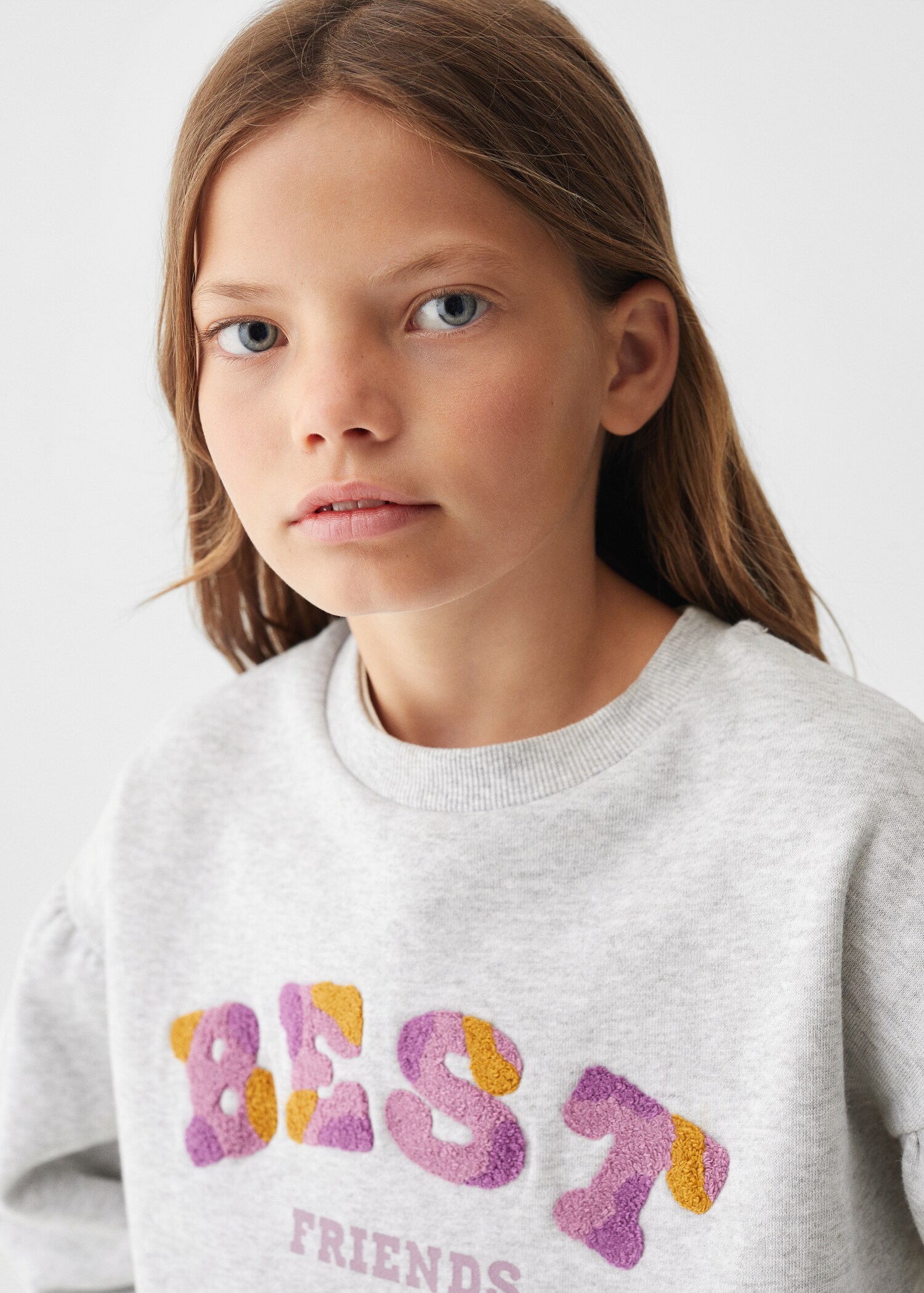 Sweat-shirt message brodé - Détail de l'article 1