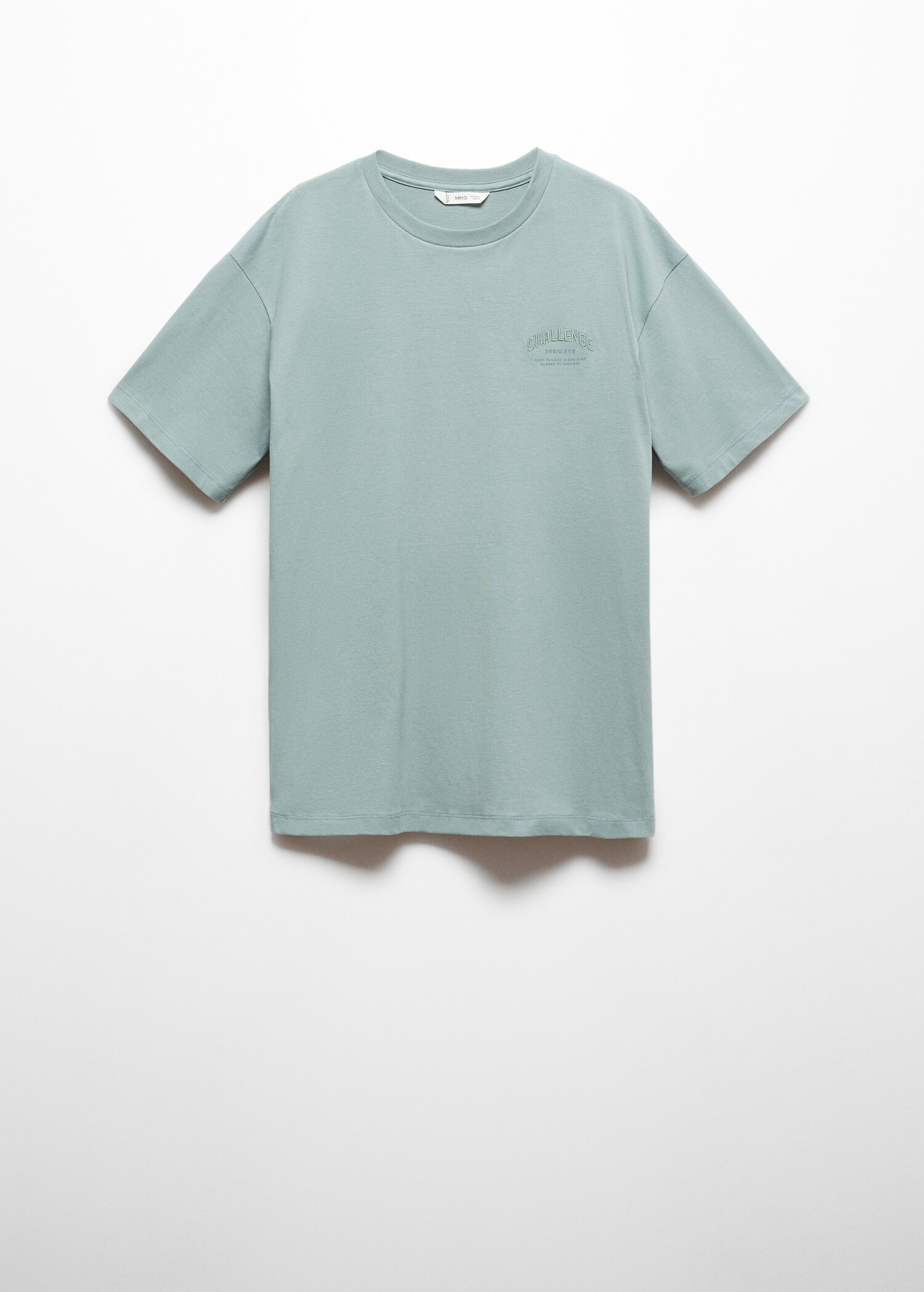 T-shirt message imprimé - Article sans modèle