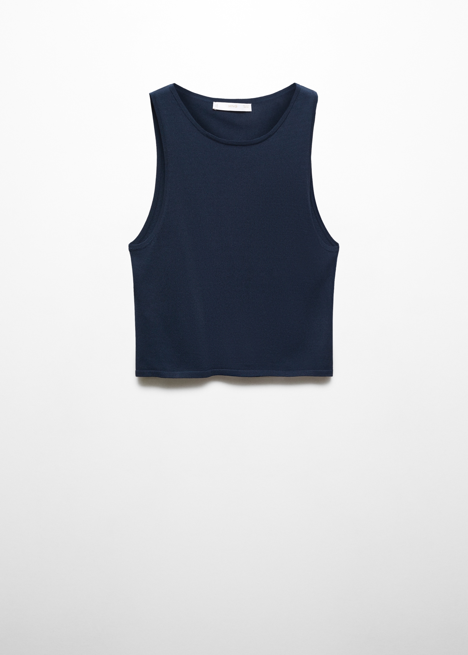 Crop top bretelles larges Femme MANGO Maurice - Main Image