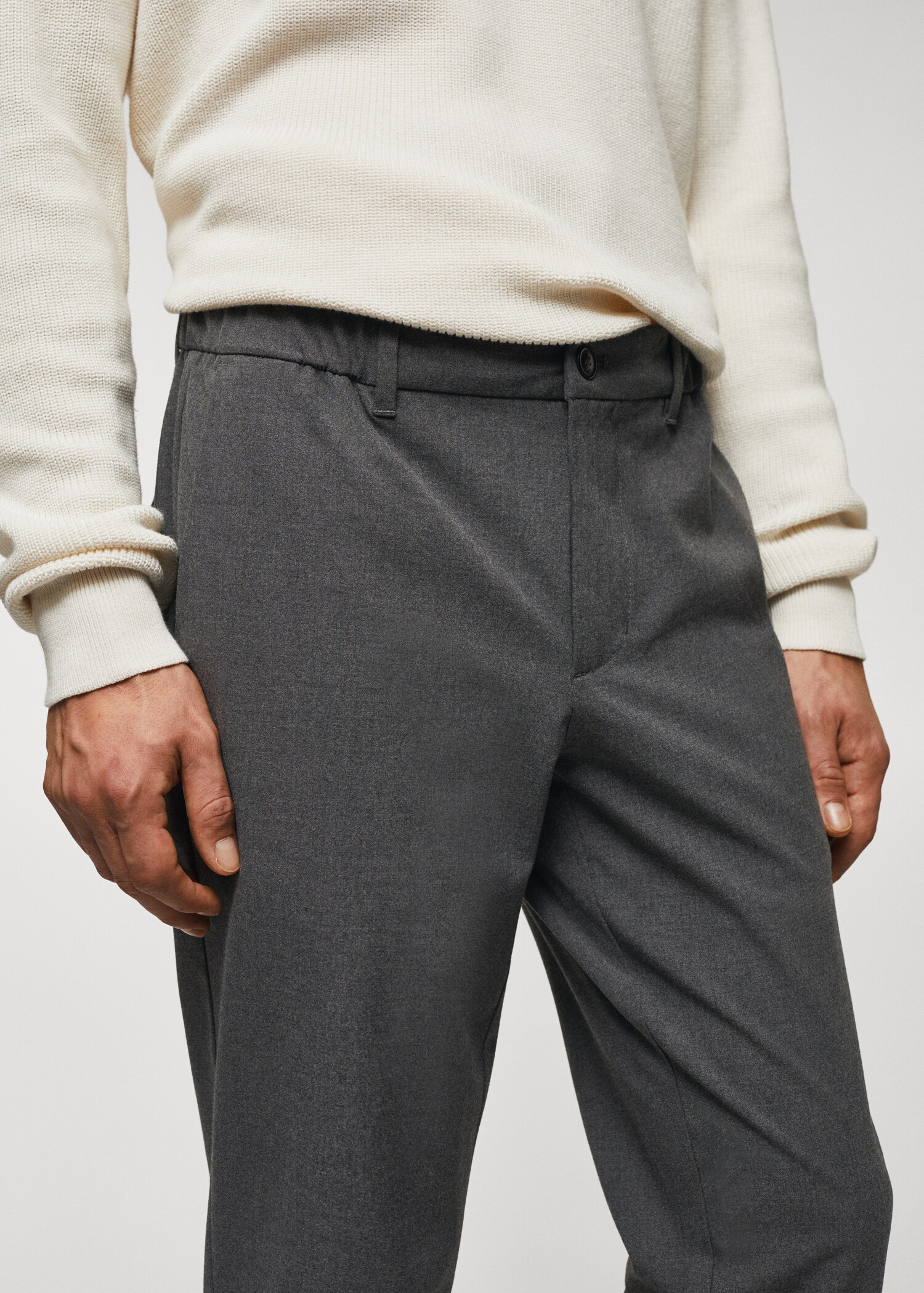 Jogging slim-fit cordon - Détail de l'article 1