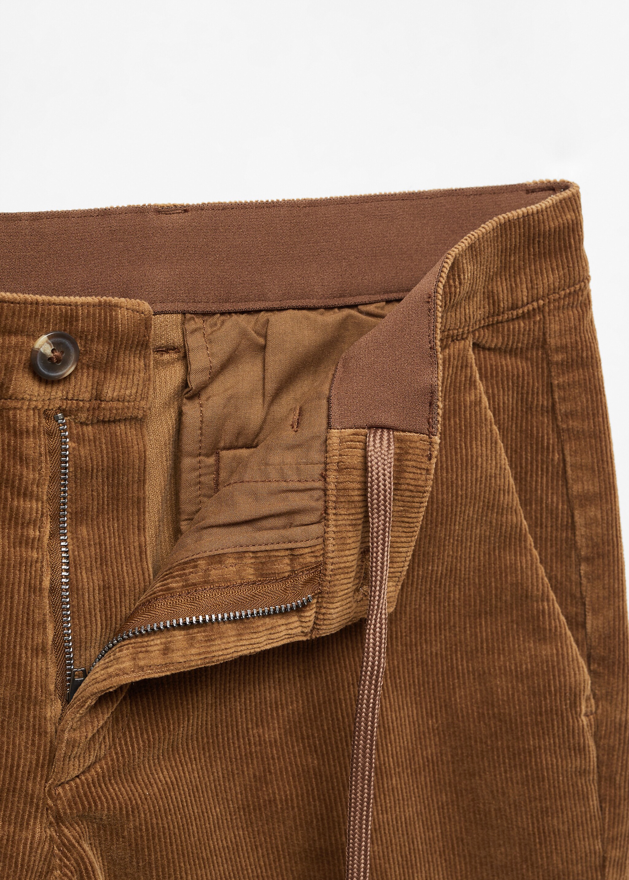 Pantalon velours côtelé slim-fit crop - Détail de l'article 8